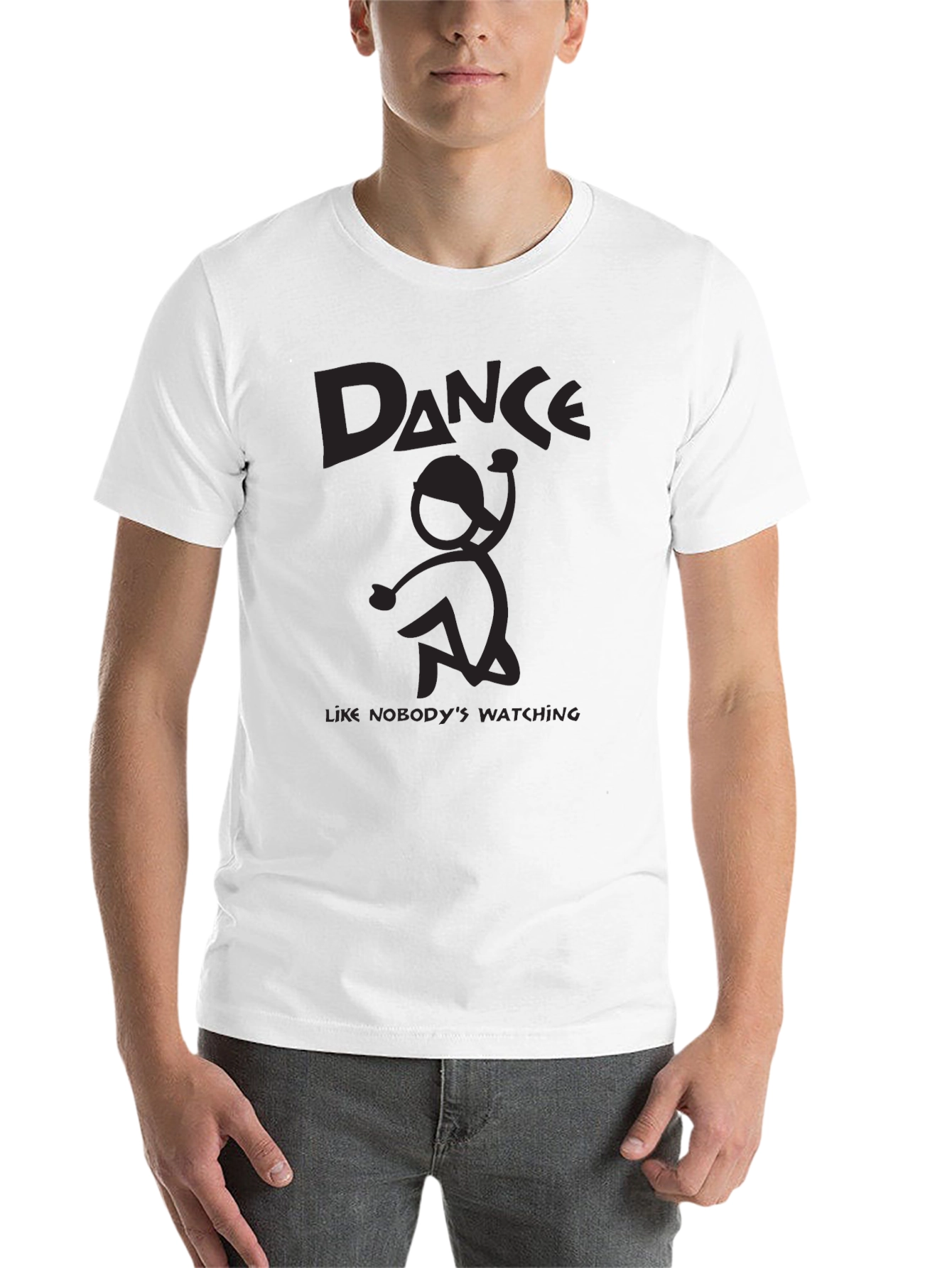 Black Dance Like Nobody's Watching Graphic Tee view 14