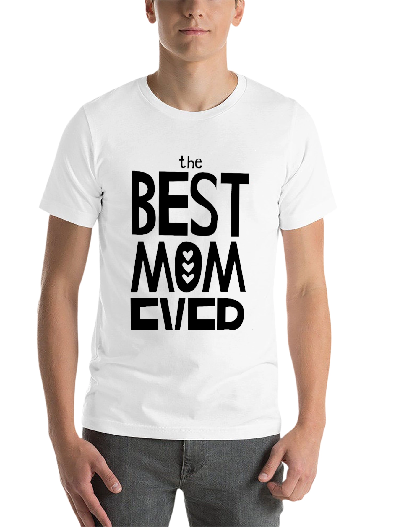 Black Best Mom Ever T-Shirt - Black view 14