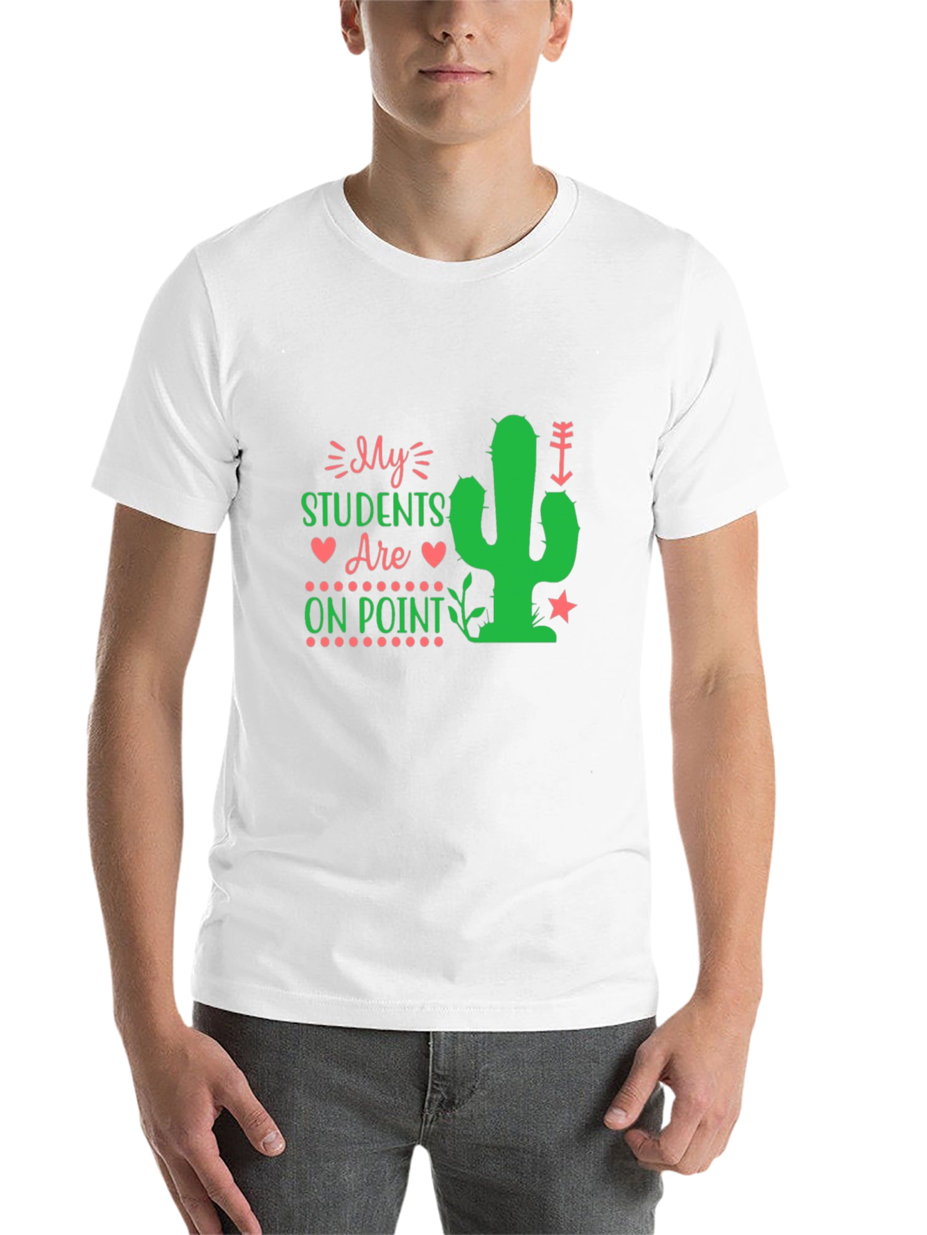 Black My Students Are On Point Teacher T-Shirt view 14