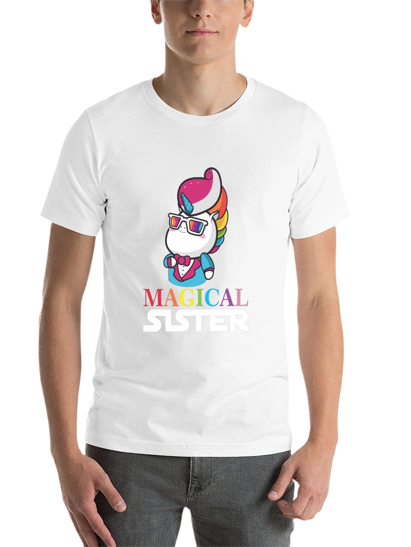 Magical Sister Unicorn Graphic Tee - 14