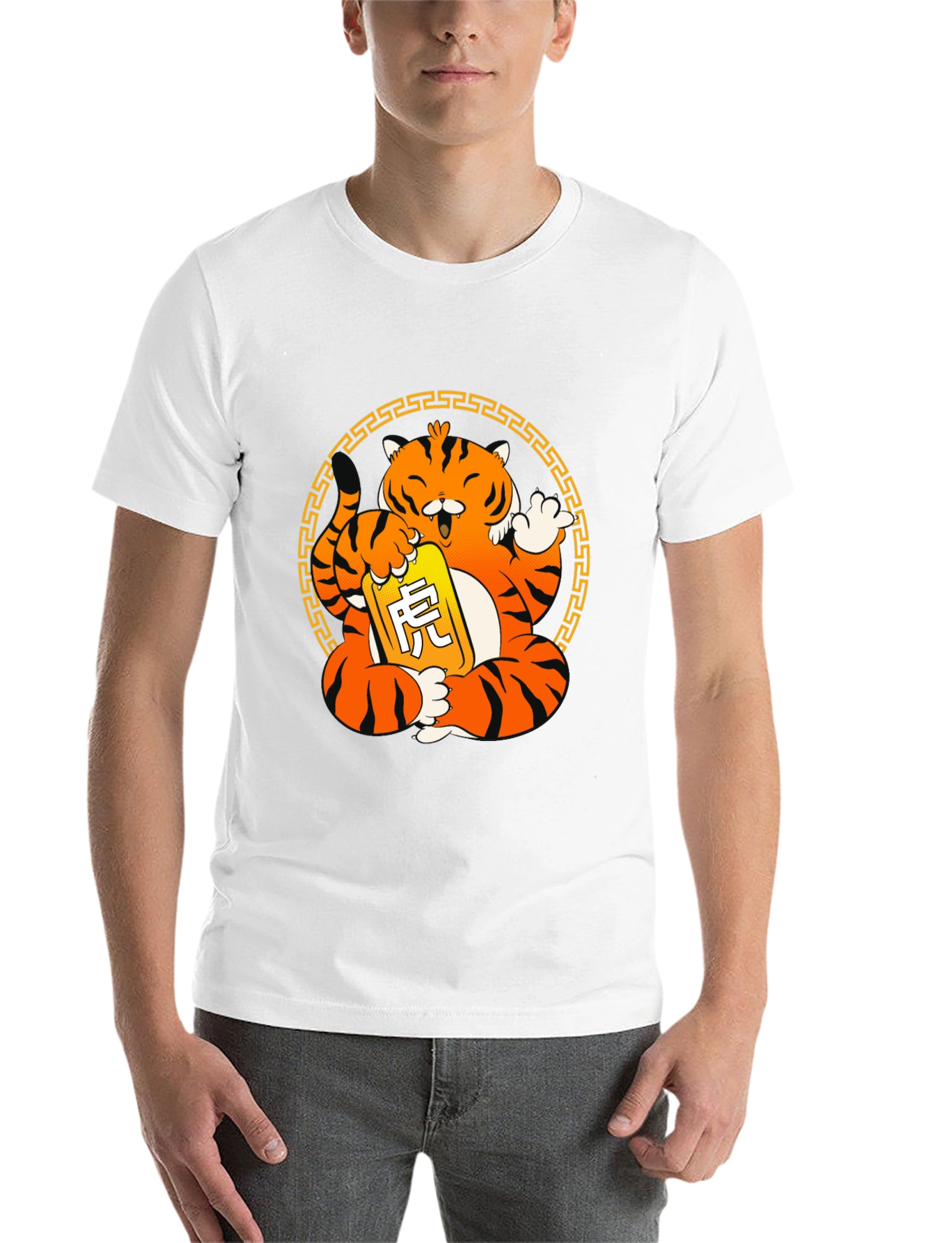 Black Year of the Tiger Graphic Tee view 14