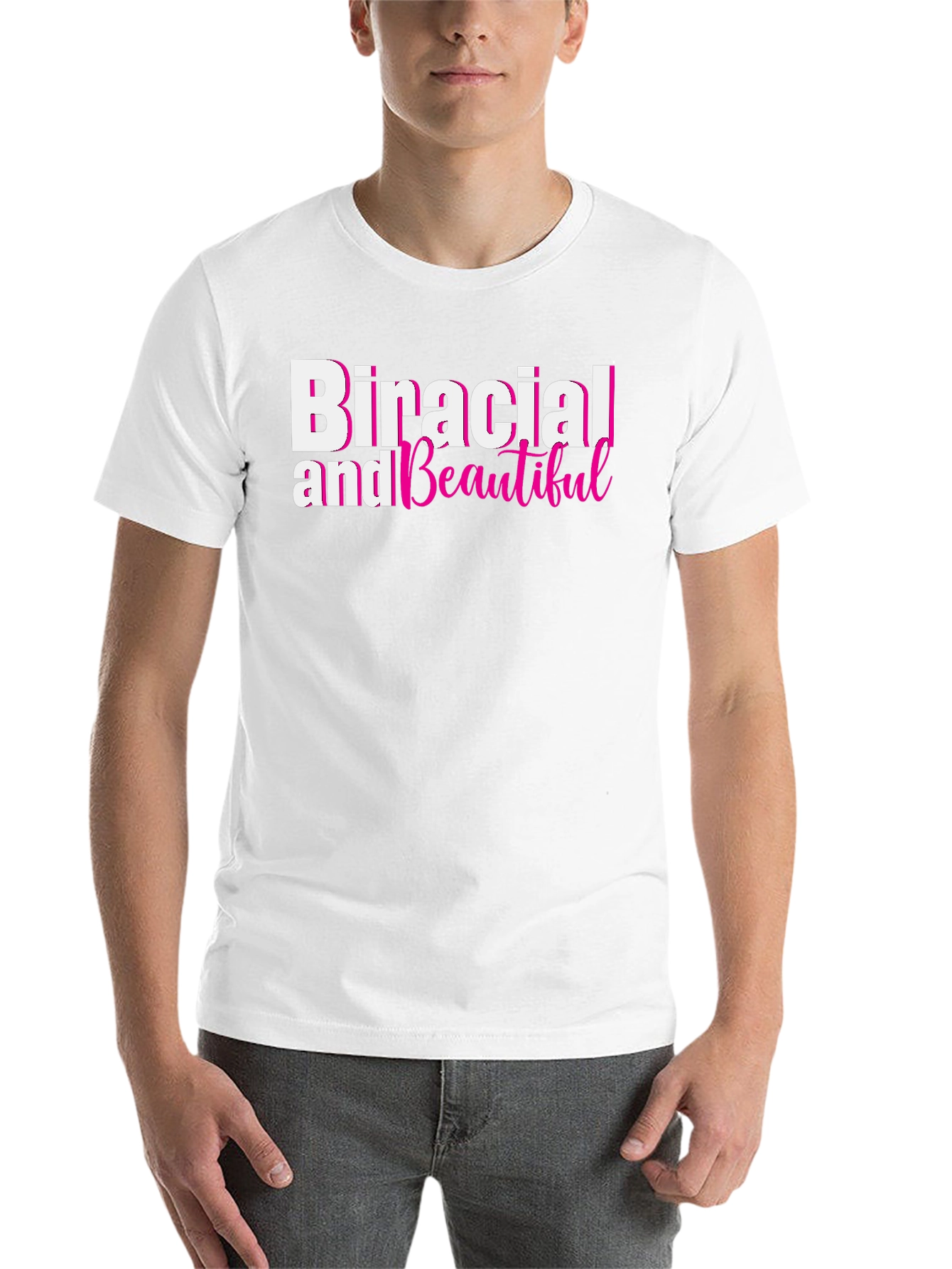 Black Biracial and Beautiful Black T-Shirt view 14