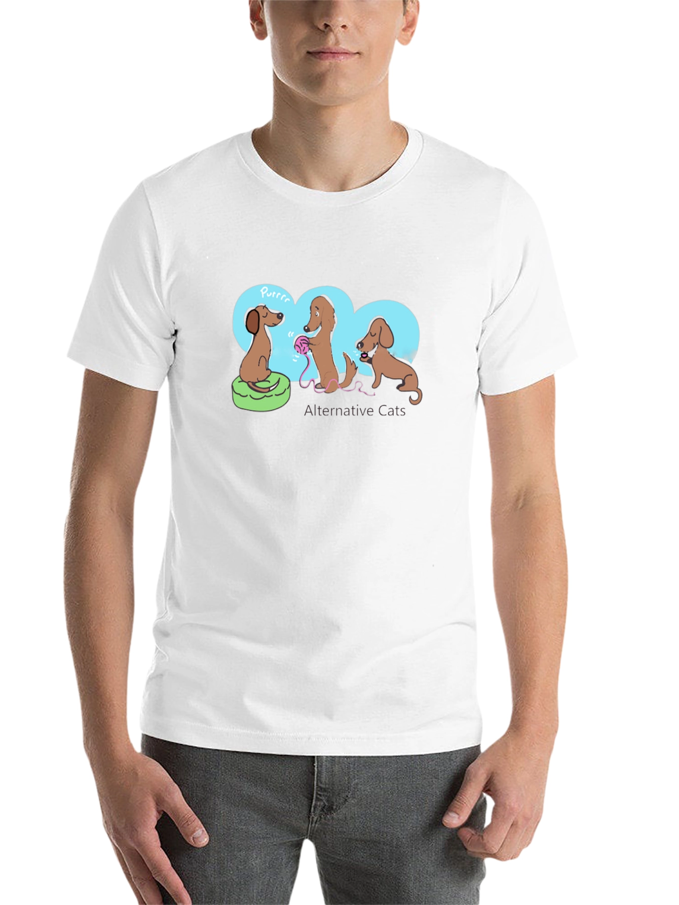 Black Dachshund 'Alternative Cats' Graphic Tee view 14