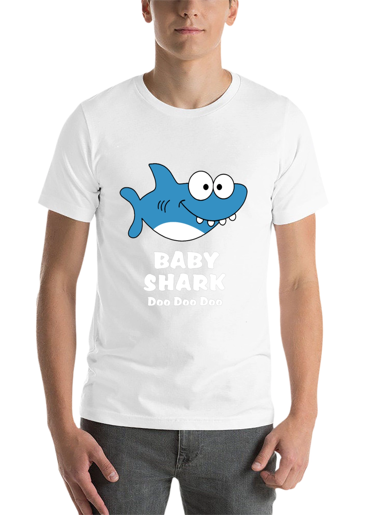 Black Baby Shark Doo Doo Doo T-Shirt view 14