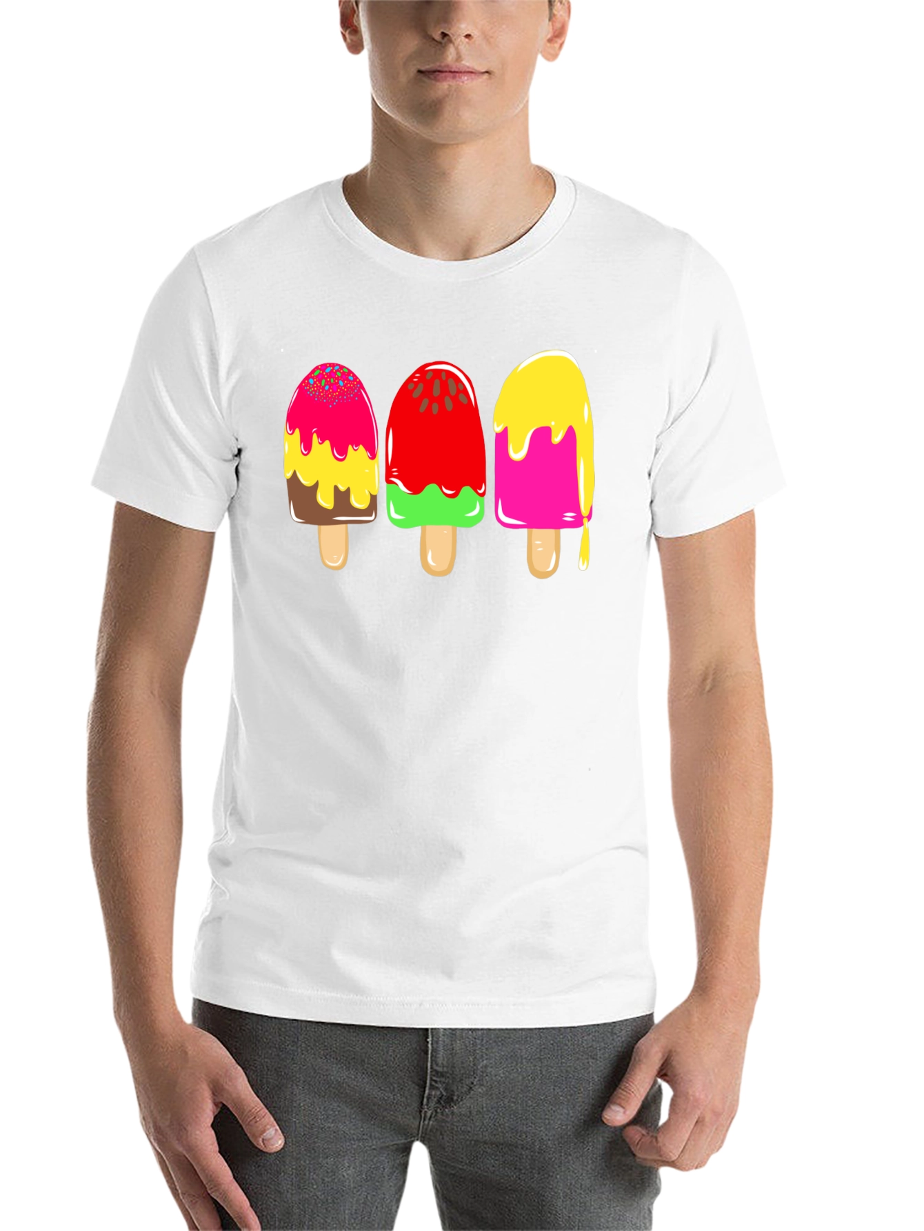 Black Fun Popsicle Graphic Tee - Summer Style view 14