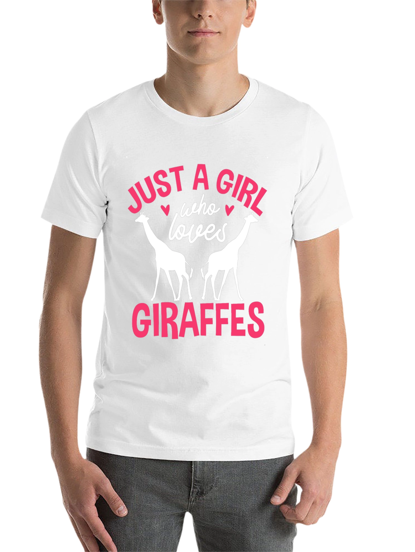 Just a Girl Who Loves Giraffes T-Shirt - 14