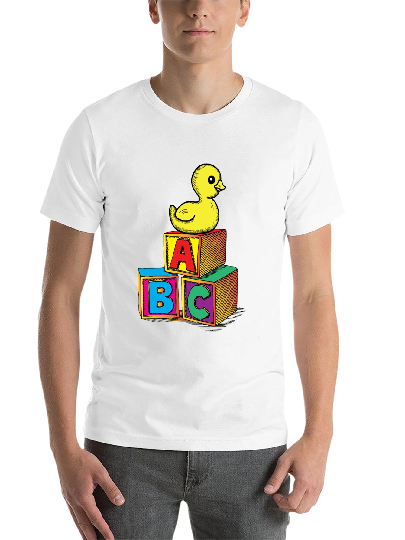Black Duck & ABC Blocks Graphic Tee view 14