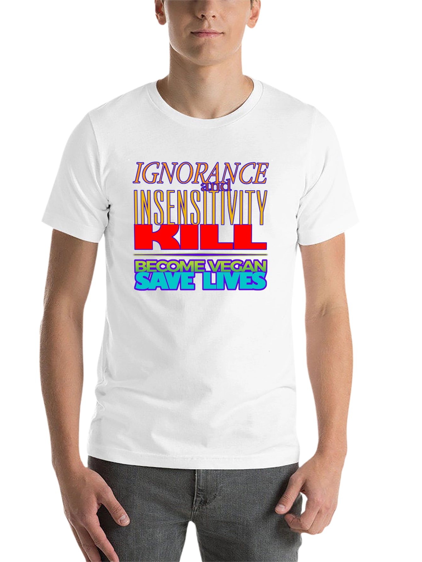 Ignorance Kills Vegan T-Shirt - 14