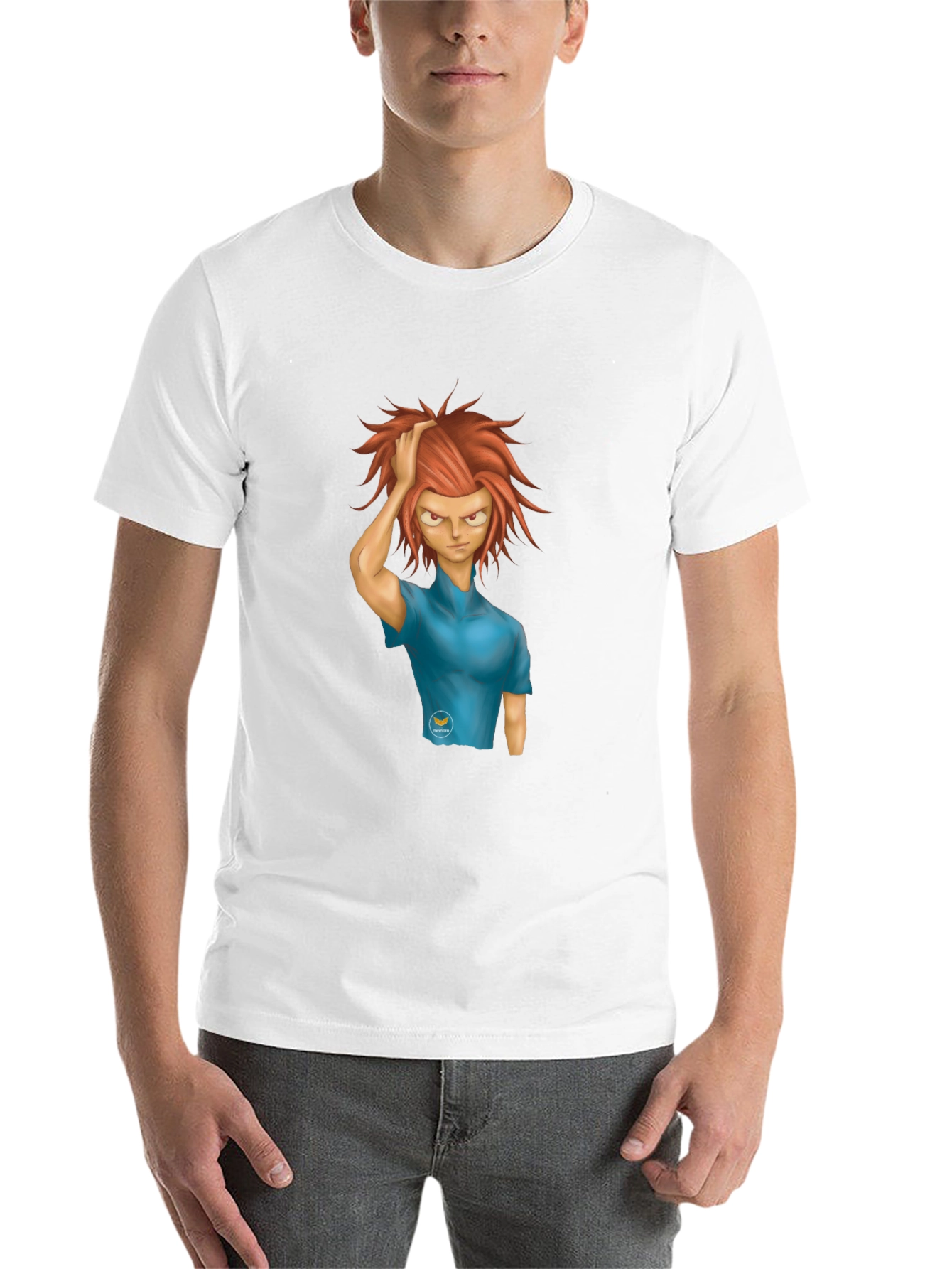 Black Anime Graphic T-Shirt - Unique Design view 14