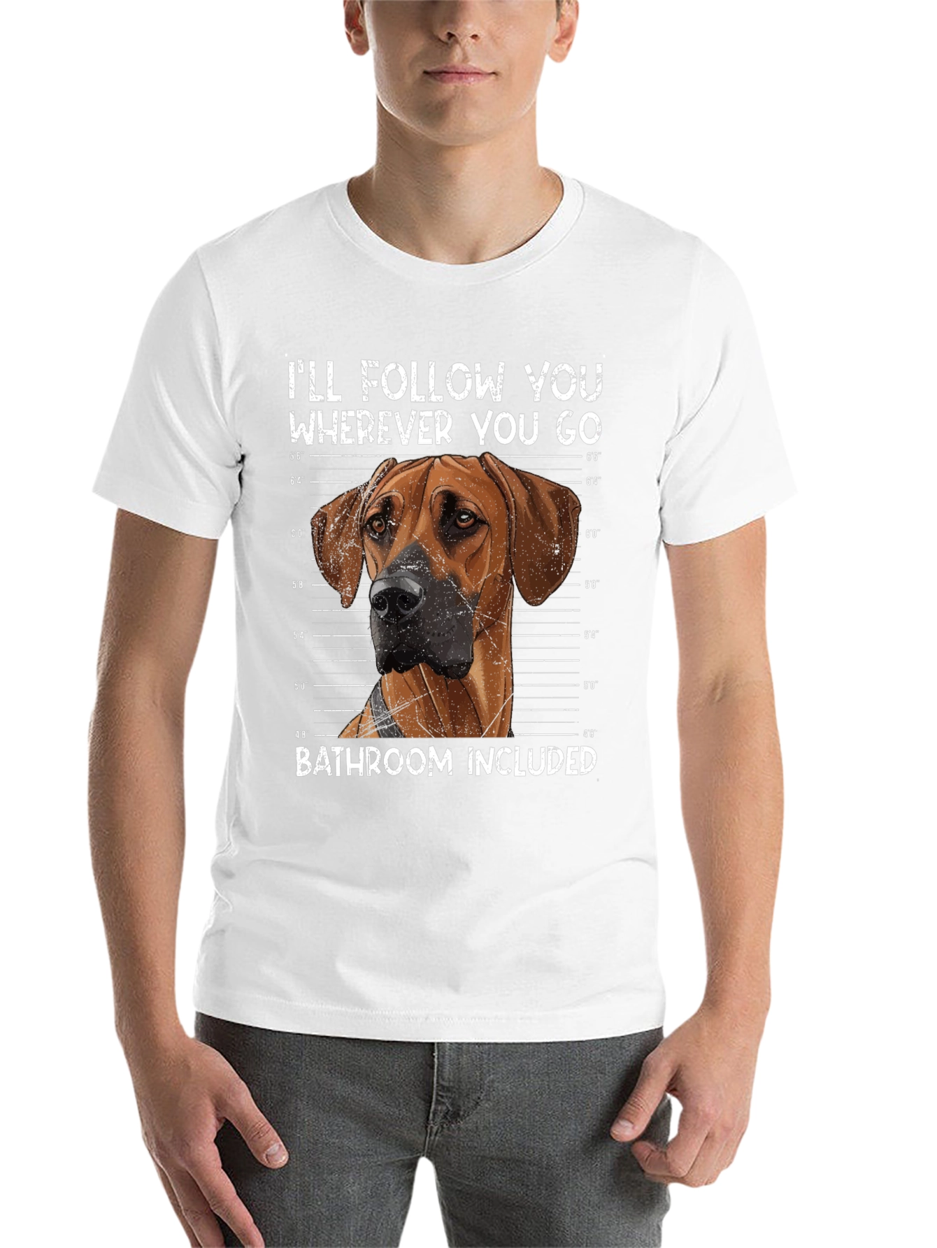 Black Dog Lover T-Shirt - I'll Follow You view 14