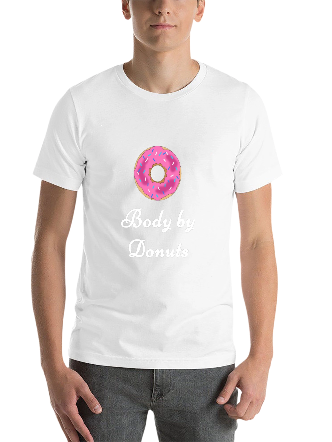 Black Body by Donuts T-Shirt - Funny Foodie Tee view 14