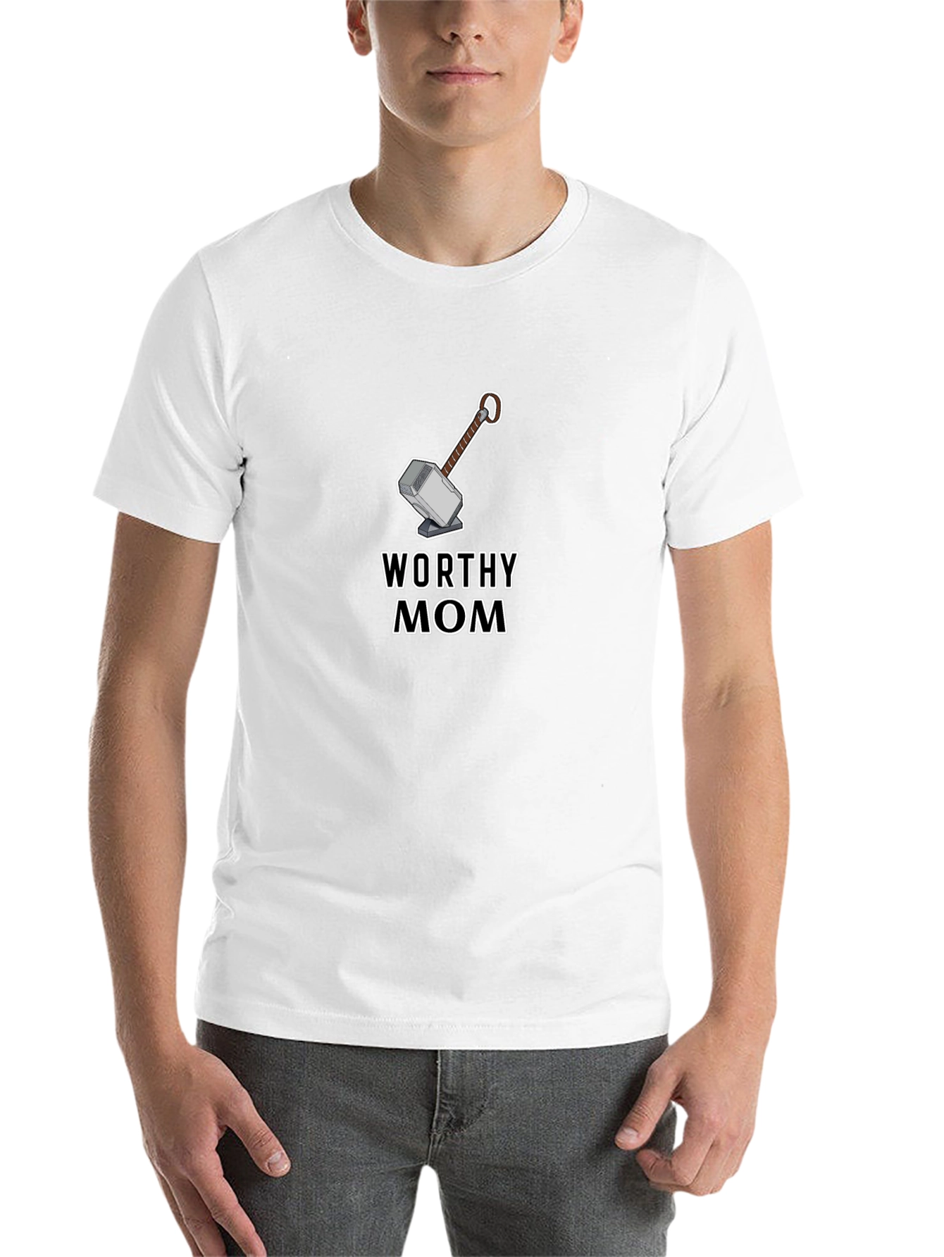 Worthy Mom T-Shirt - Marvel Inspired Graphic Tee - 14