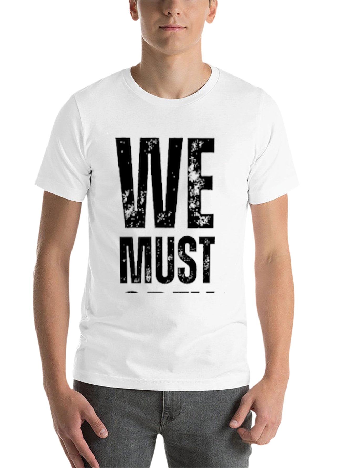 Black We Must Protect T-Shirt - Black Graphic Tee view 14
