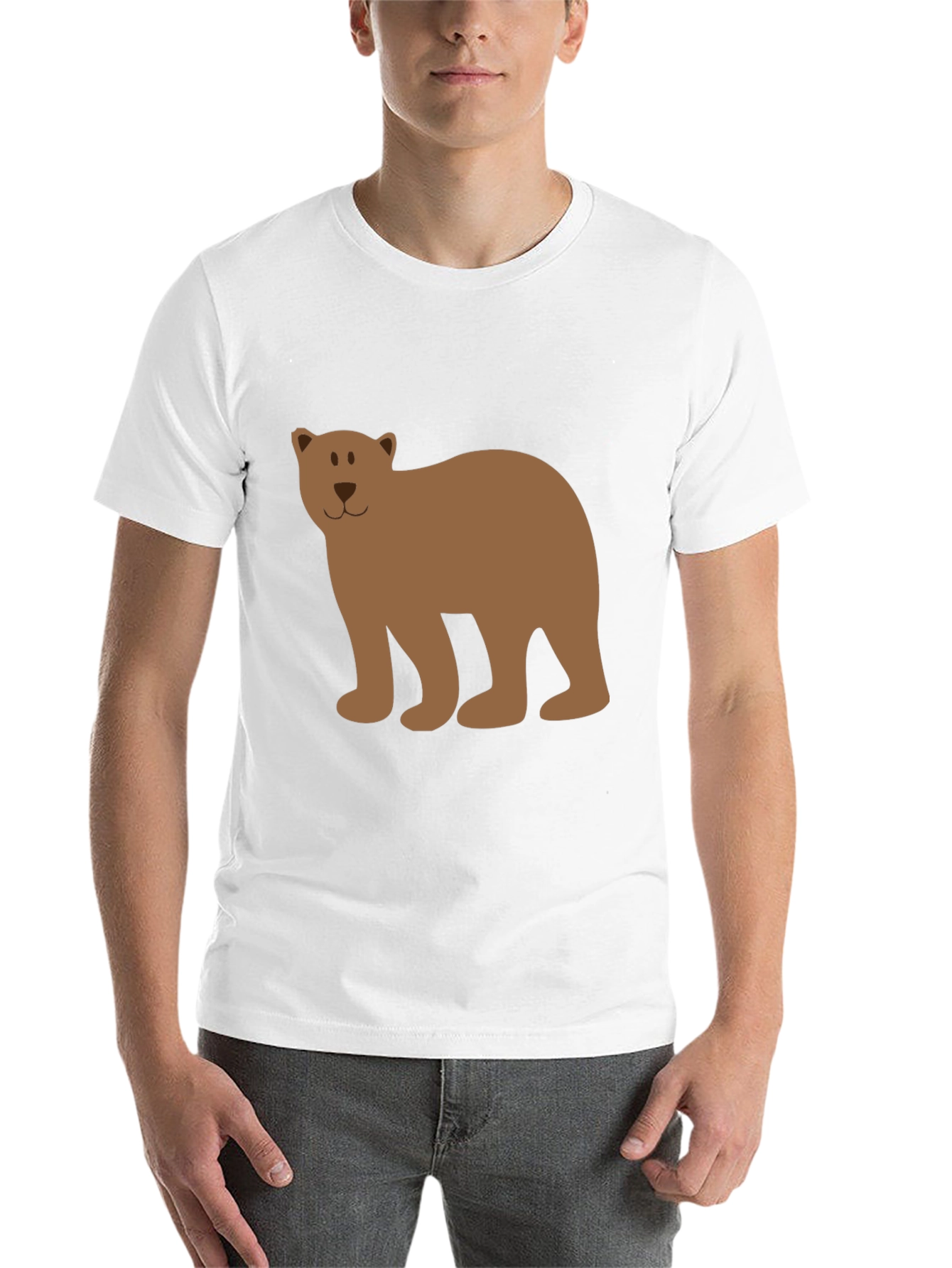 Black Bear Graphic Tee - Casual Black T-Shirt view 14