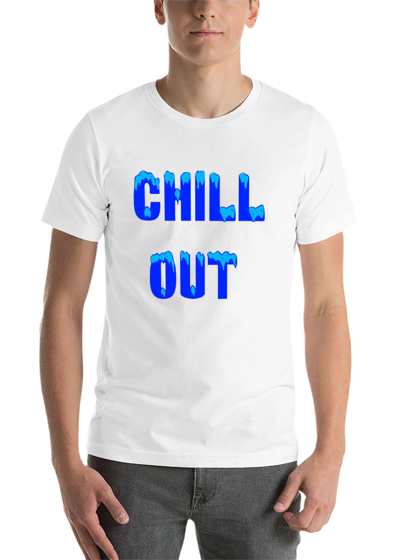 Black Chill Out Graphic Tee - Cool Comfort view 14