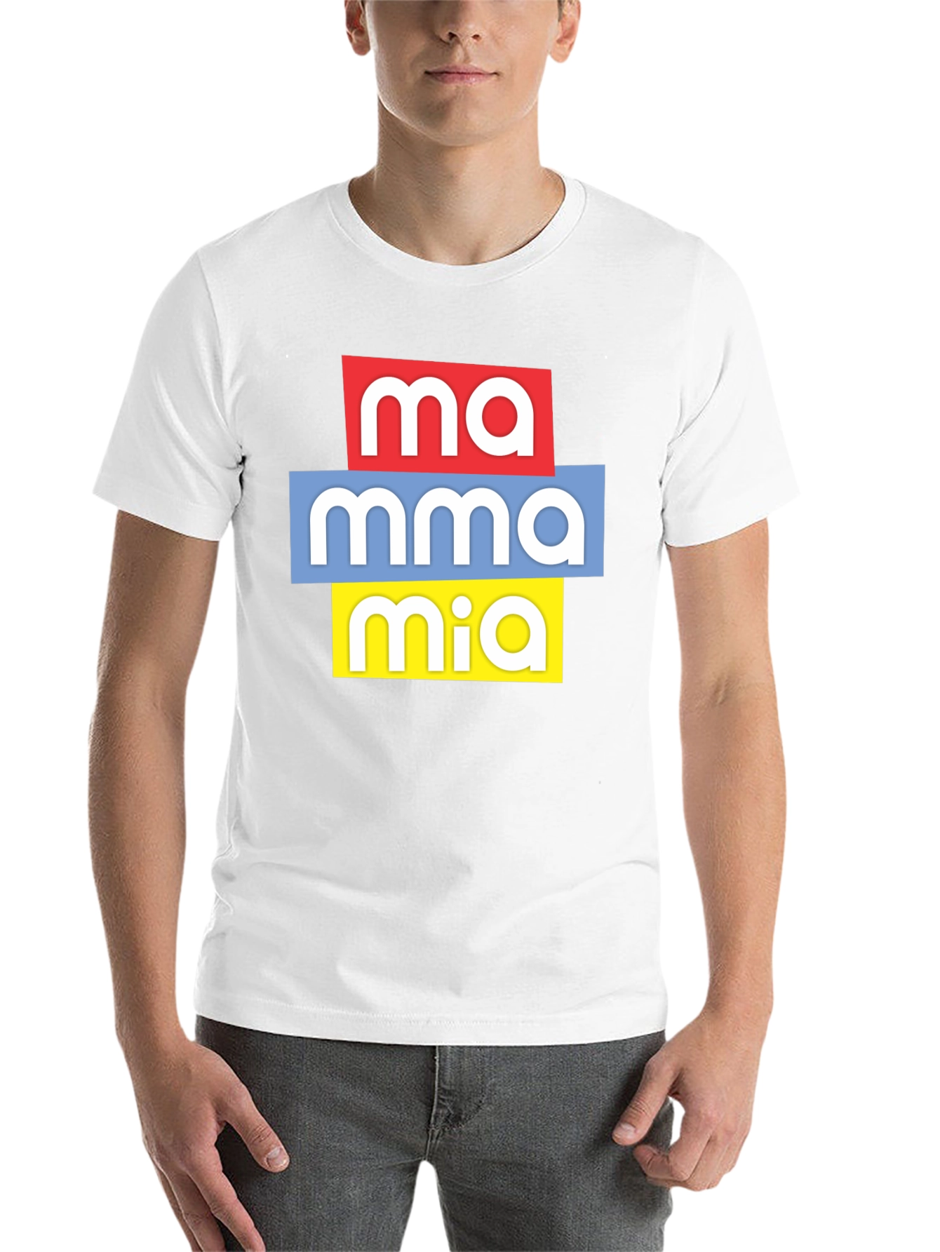 Black Mamma Mia Graphic Tee - Black Casual T-Shirt view 14