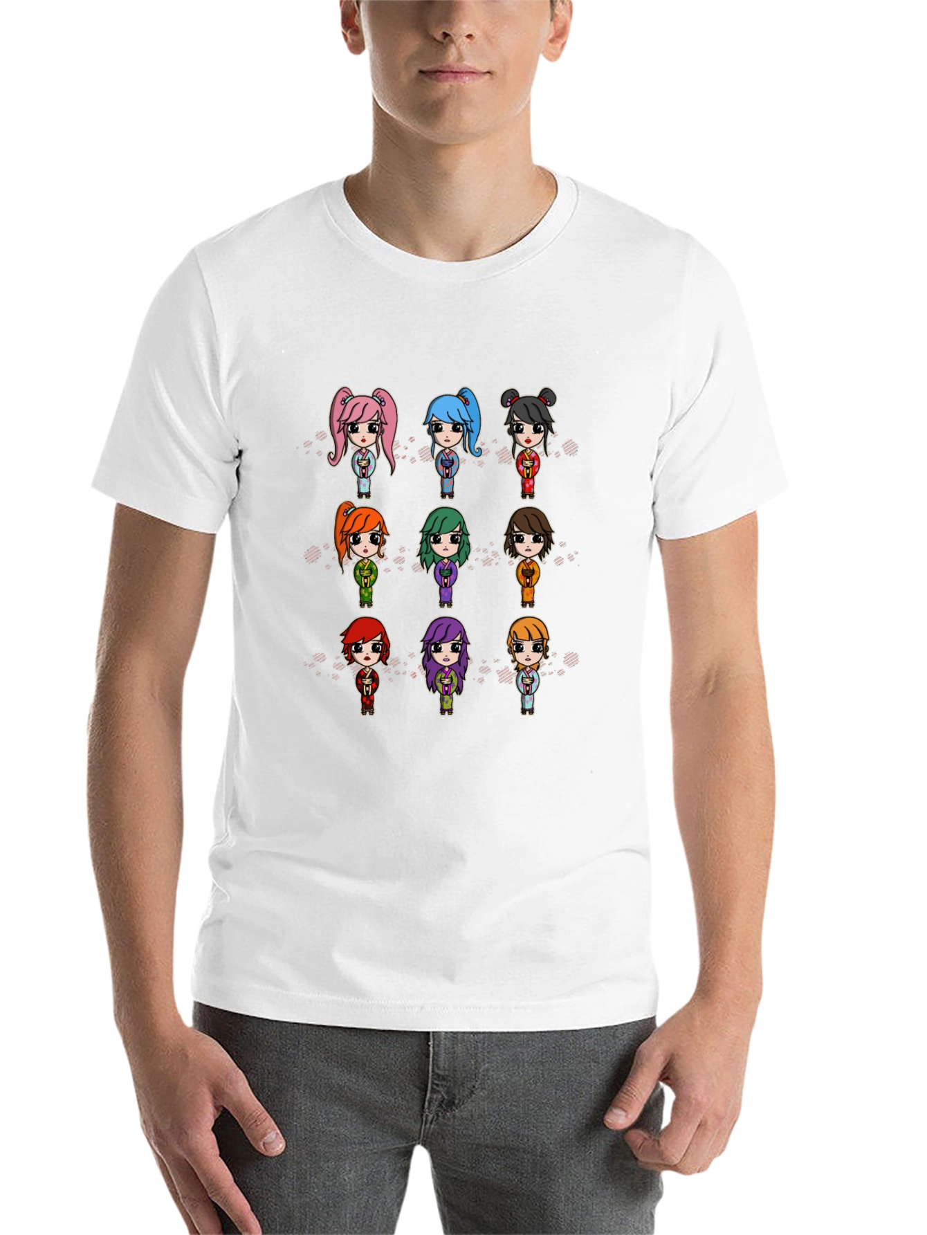 Black Anime Girl T-Shirt: Unique Design, Comfortable Fit view 14