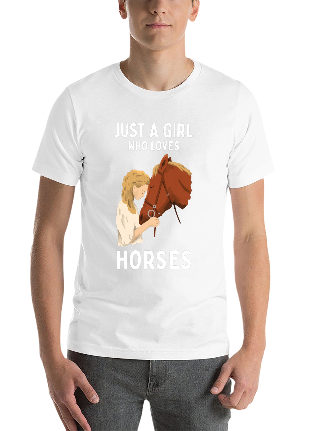 Black Girl Who Loves Horses T-Shirt view 14