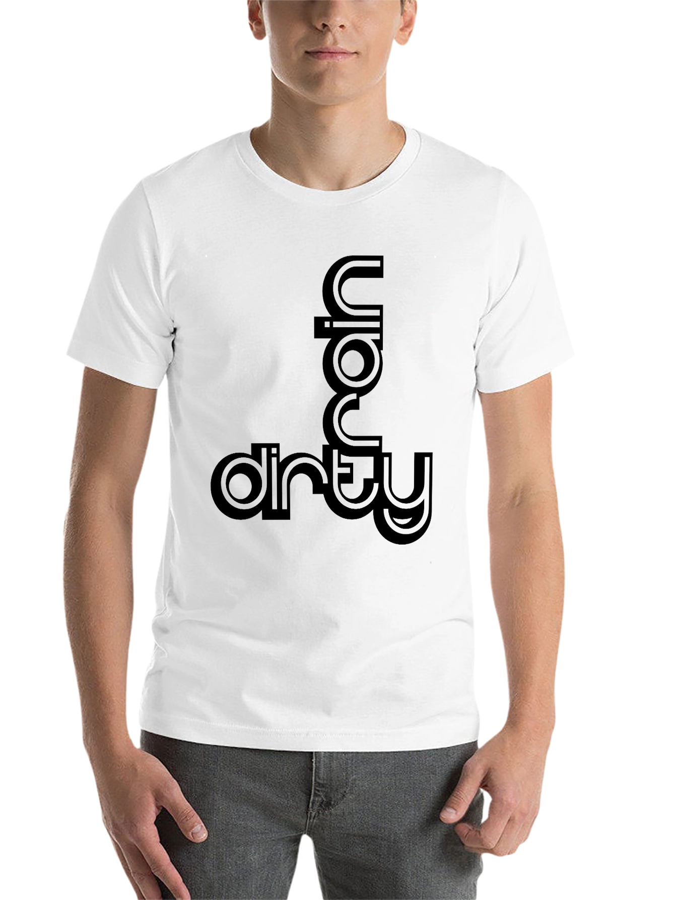Black Urban Dirty T-Shirt - Stylish Graphic Tee view 14