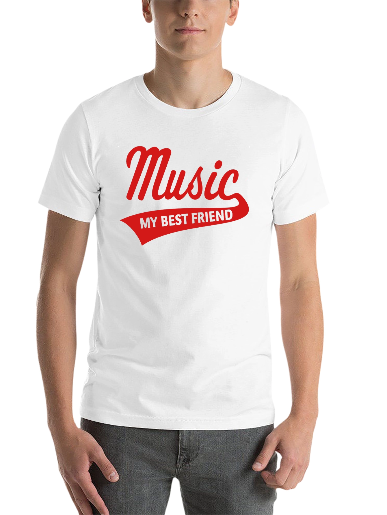 Black Music My Best Friend Black T-Shirt view 14