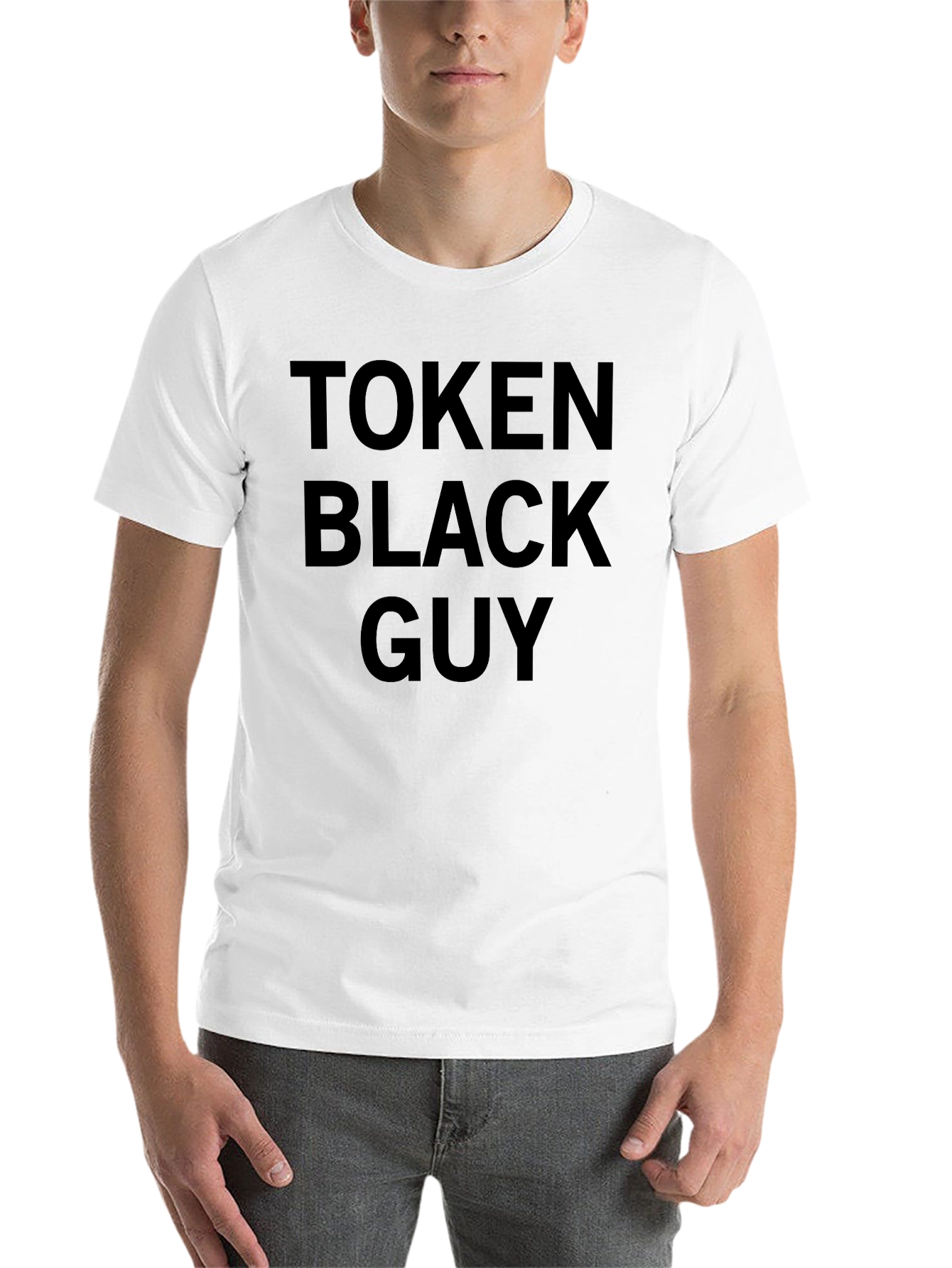 Black Token Black Guy Graphic Tee view 14
