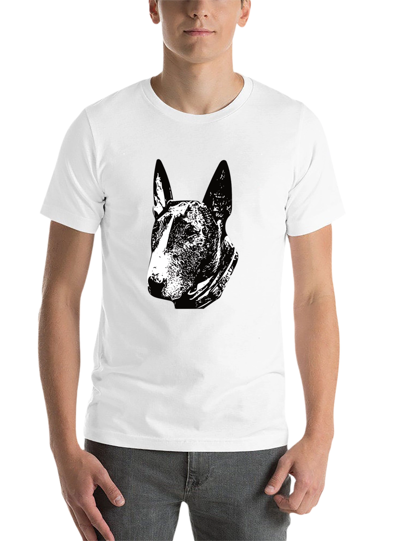 Black Dog Lover's Black Graphic T-Shirt view 14
