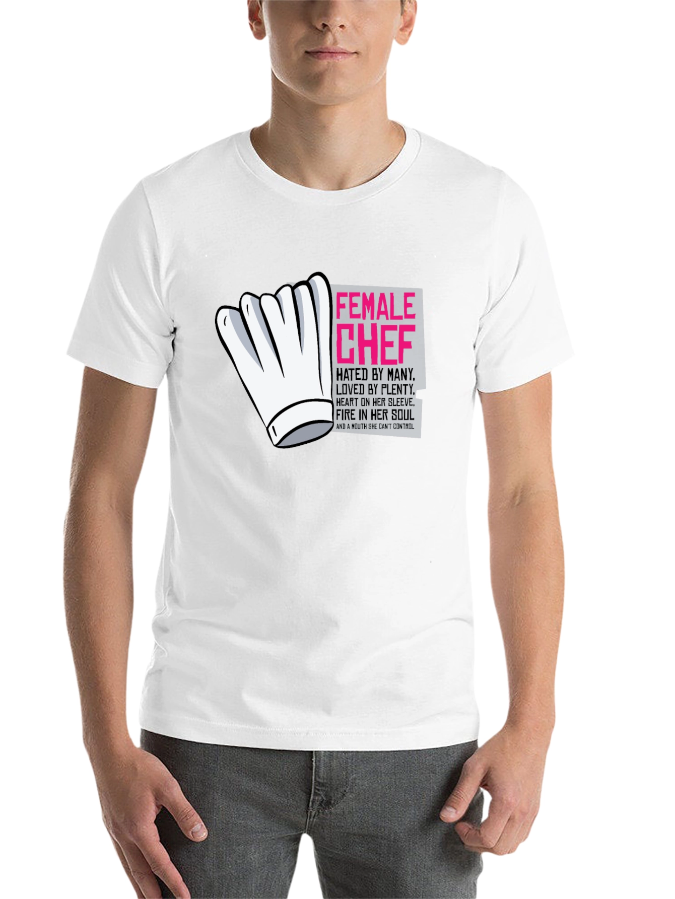 Black Female Chef Graphic T-Shirt view 14