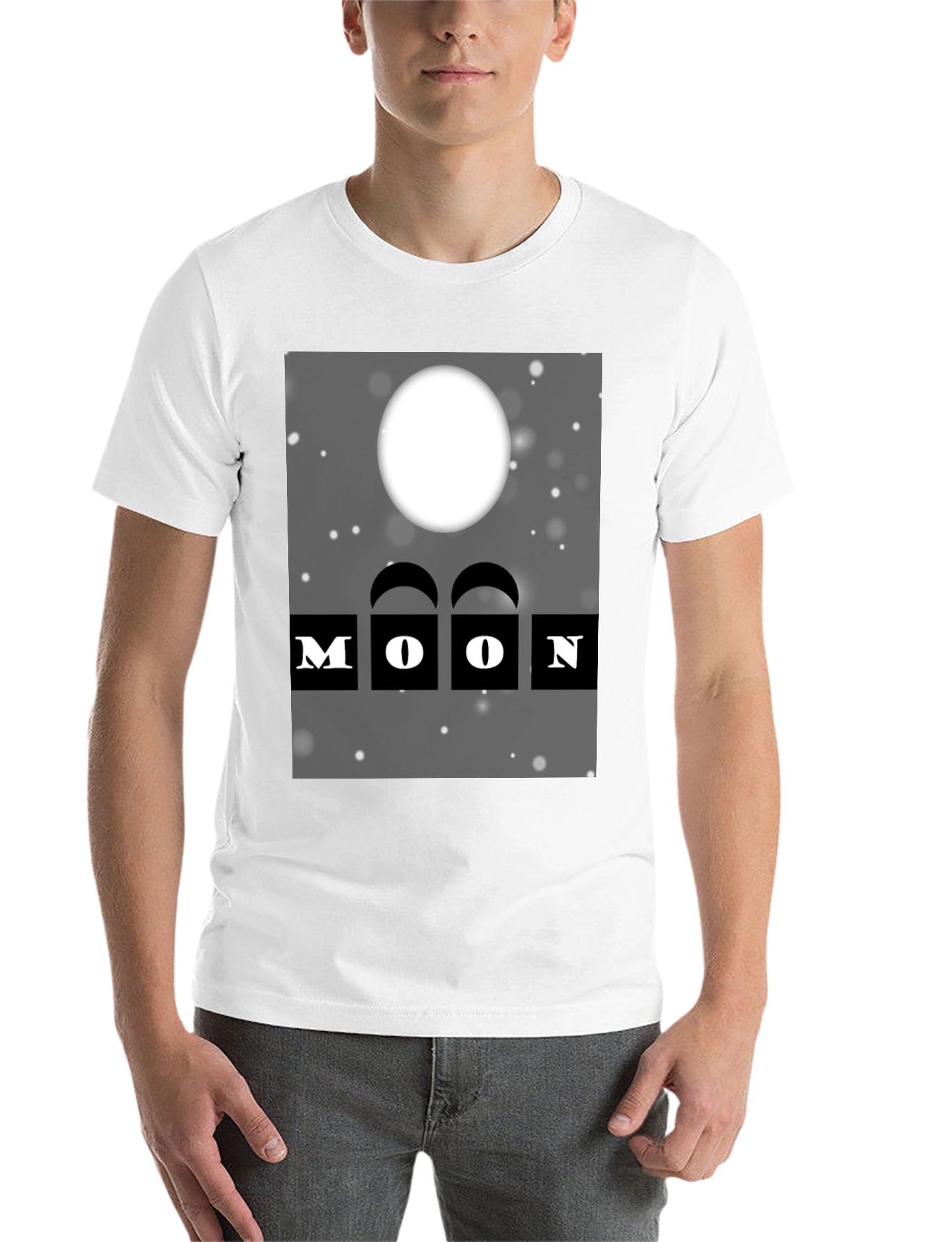 Black Moon Graphic Black T-Shirt view 14