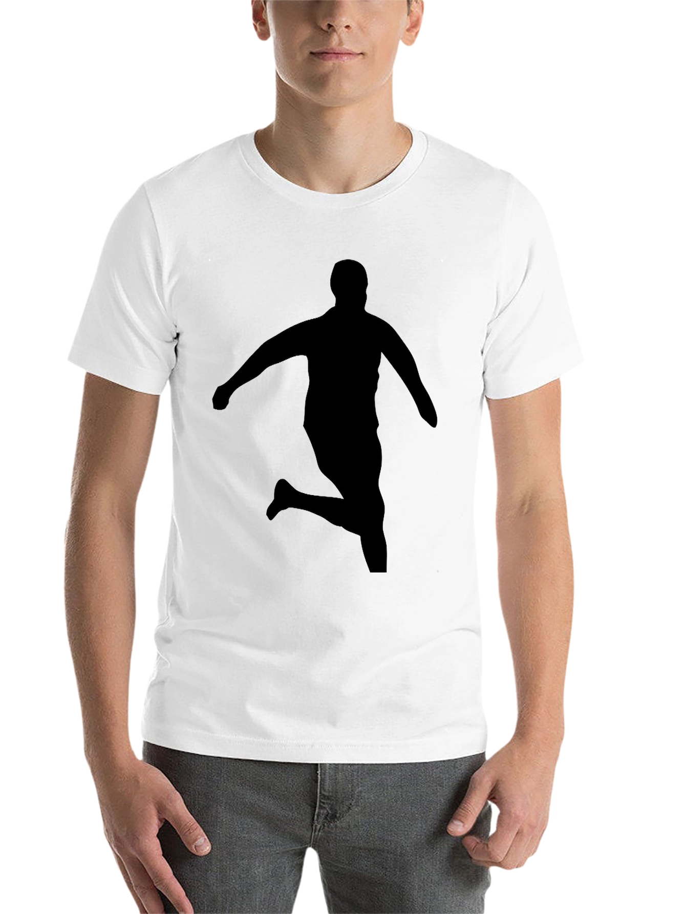 Black Silhouette Runner Black T-Shirt view 14