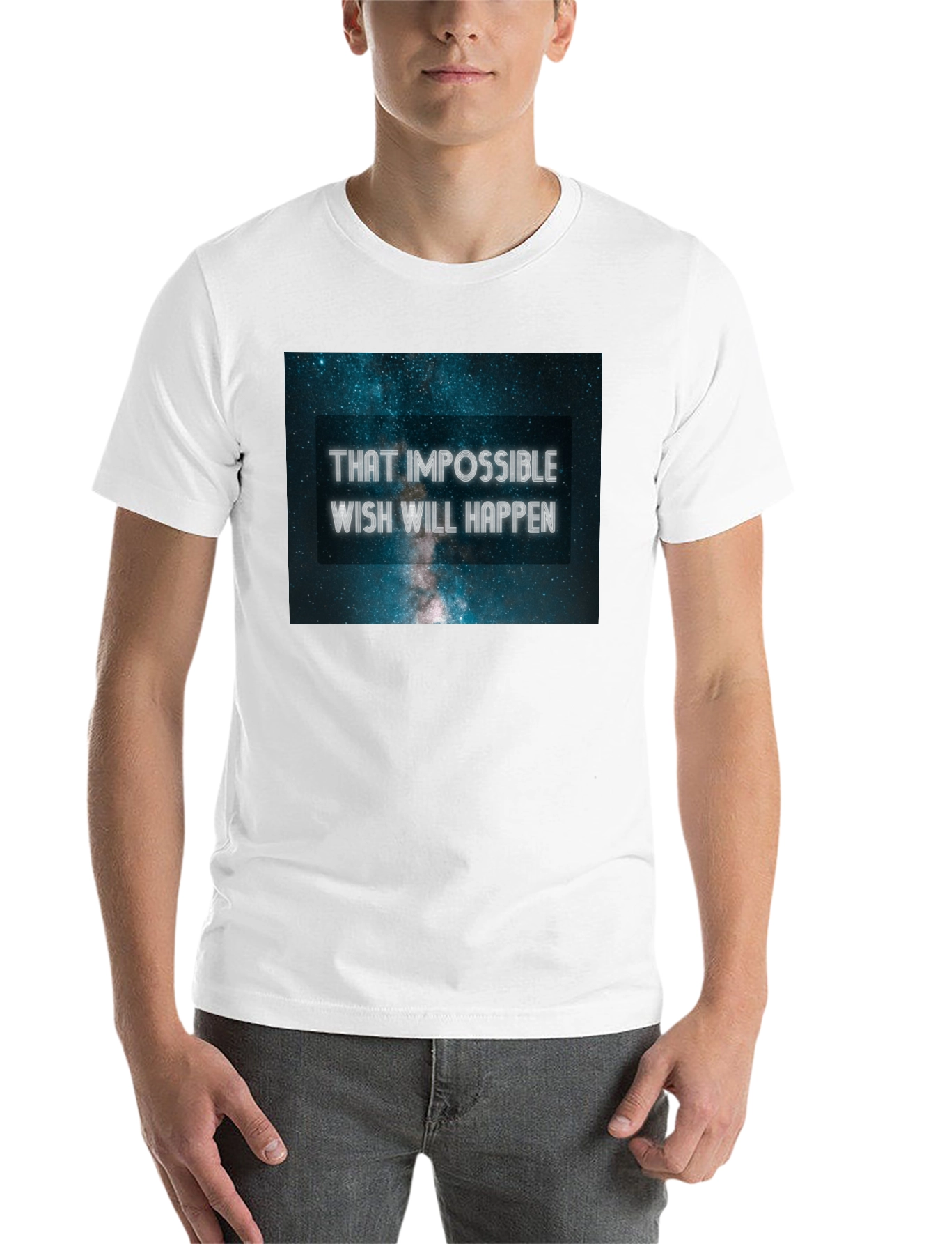 Black Impossible Wish Tee - Galaxy Dream view 14