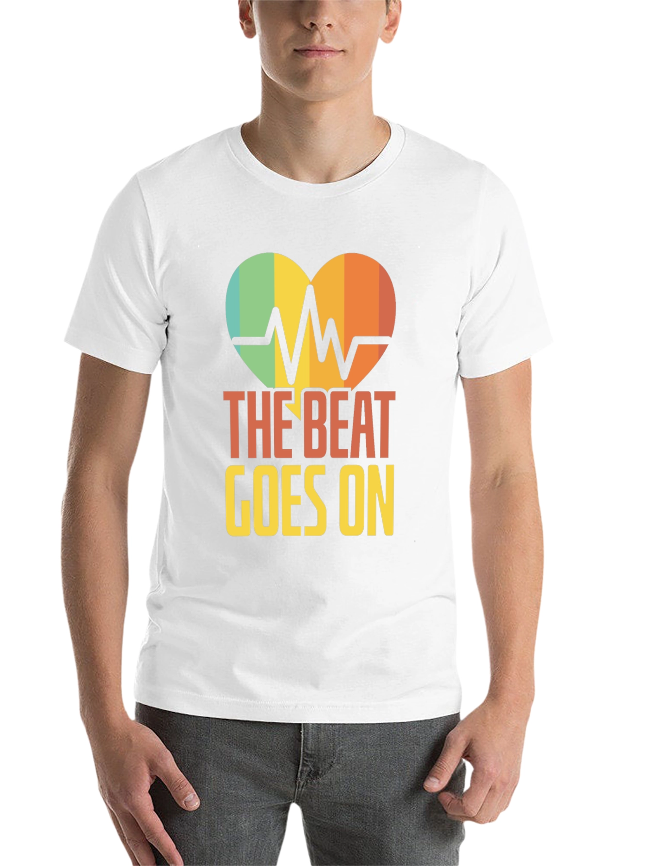Black The Beat Goes On Graphic Tee view 14