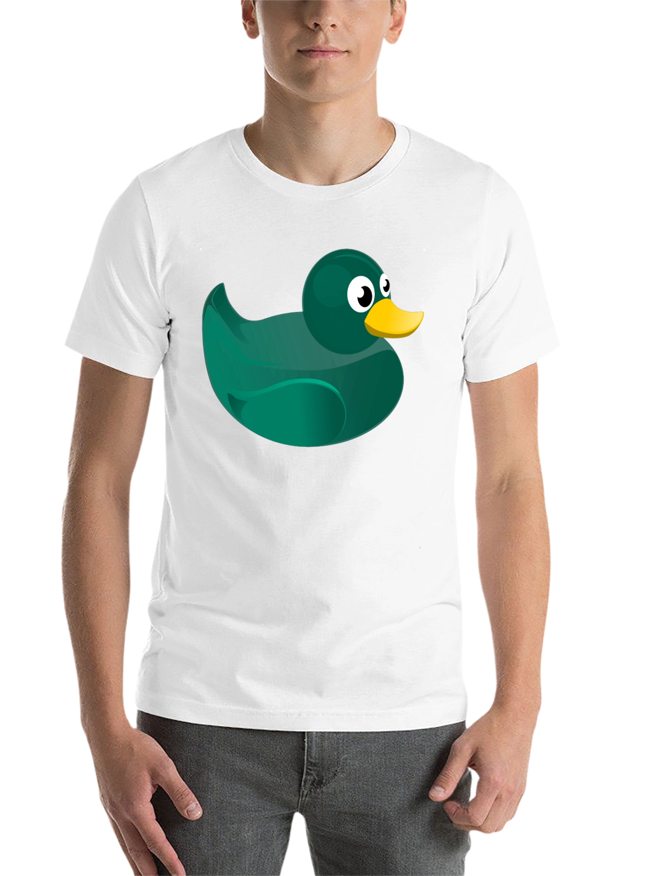 Black Emerald Rubber Duck T-Shirt view 14
