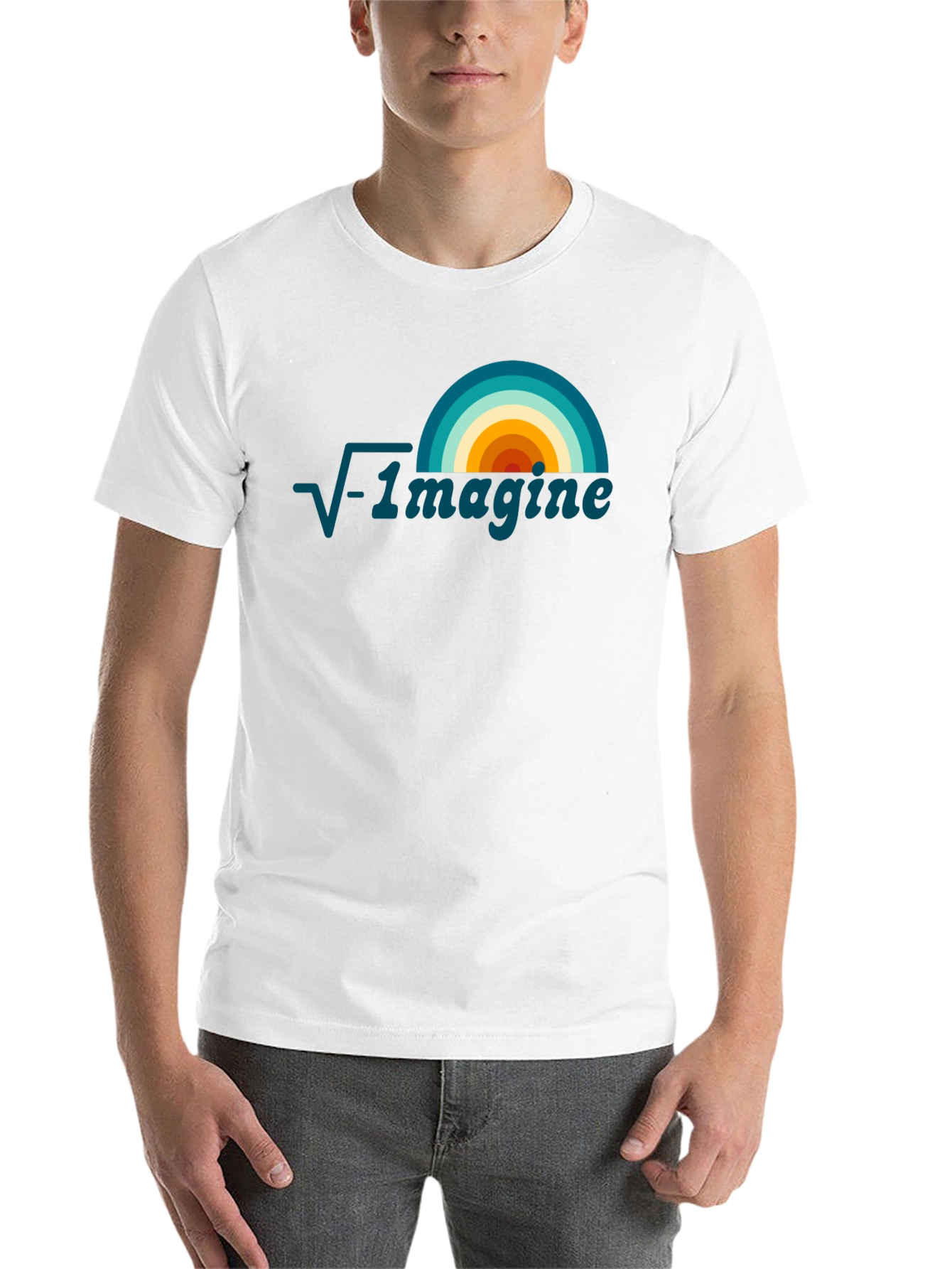 Black Imagine Math T-Shirt: Unique Graphic Tee for Thinkers view 14