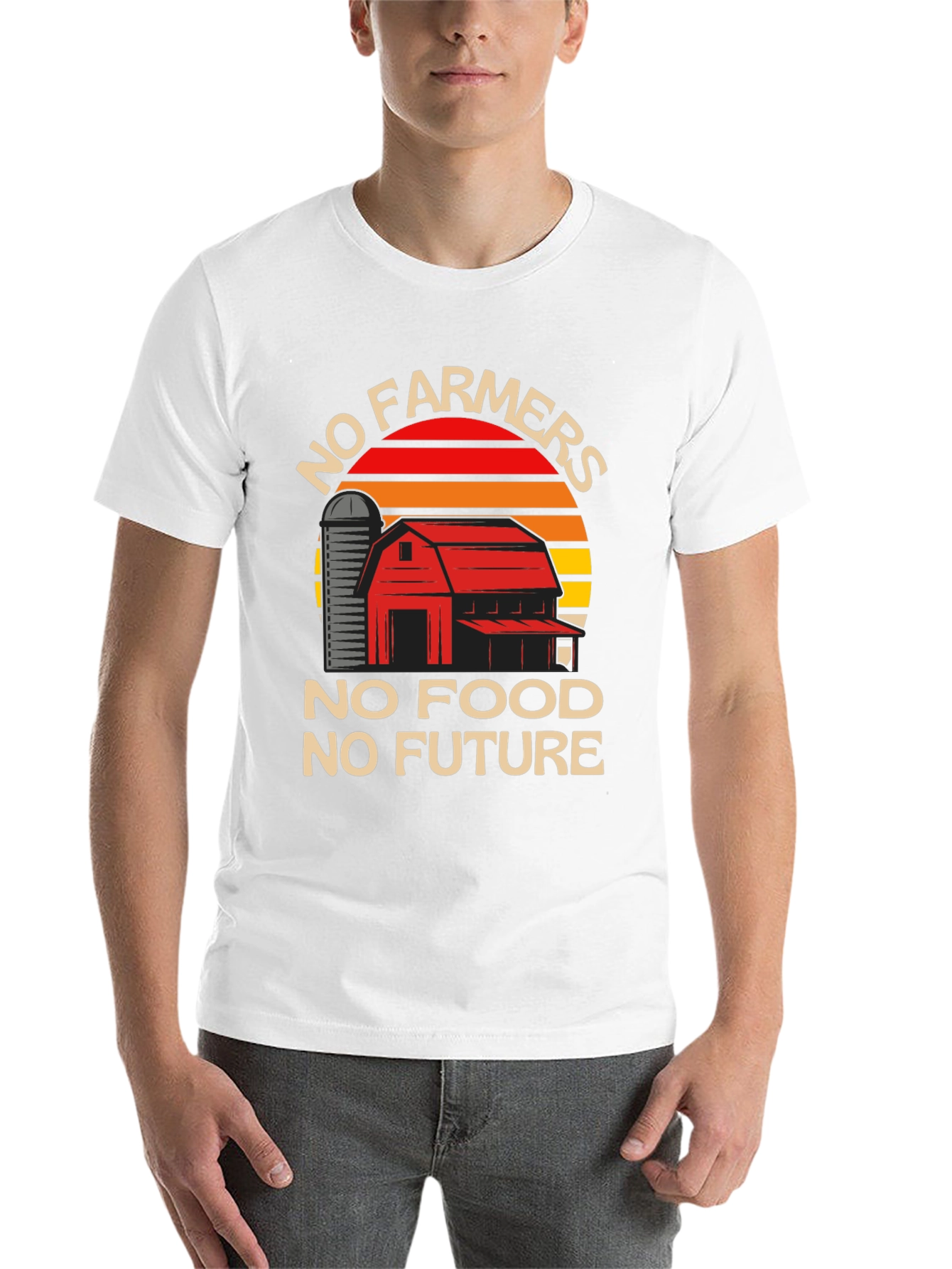 No Farmers T-Shirt - Food & Future Tee - 14