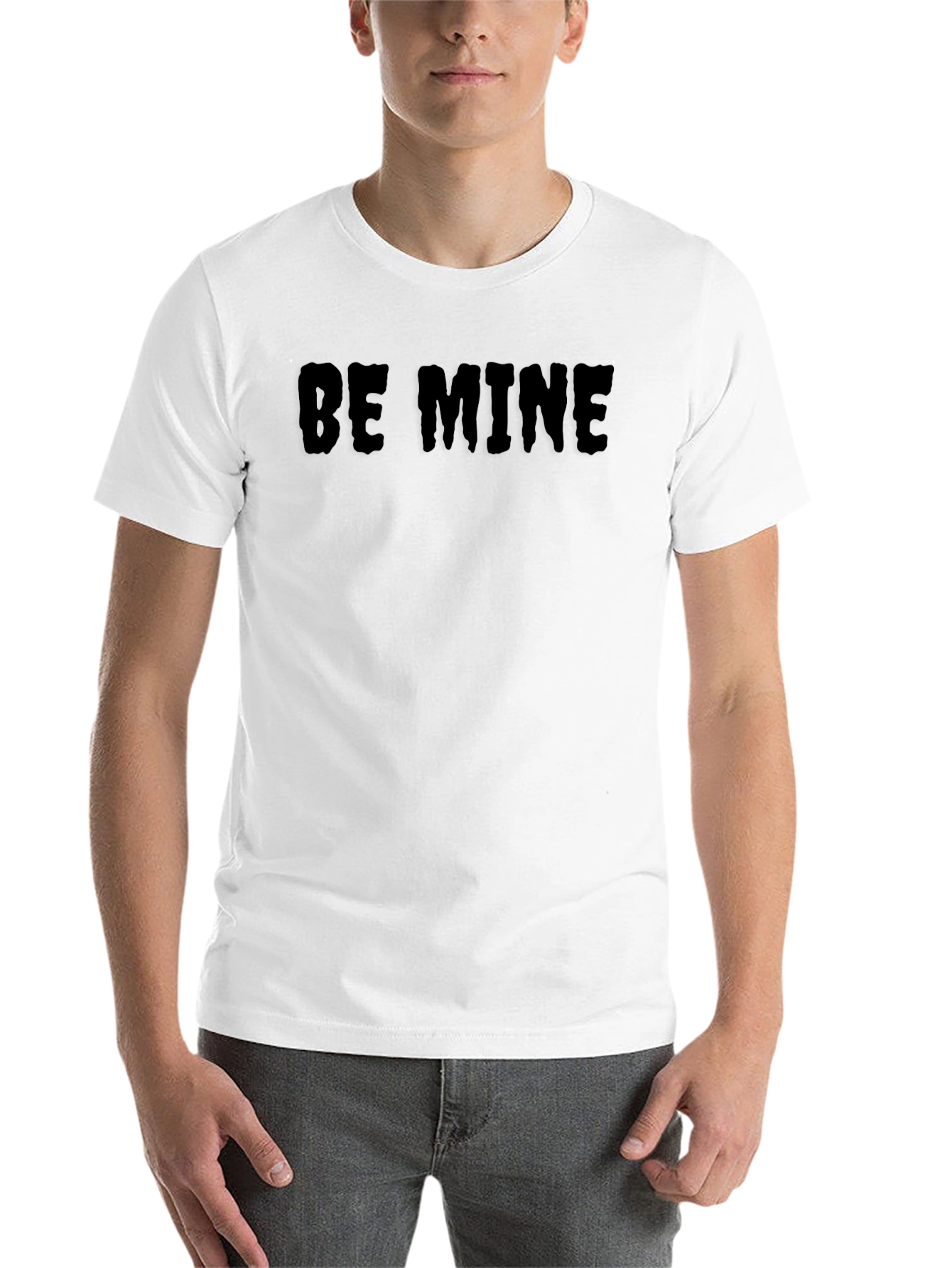 Black Be Mine Graphic T-Shirt - Classic Black Tee view 14