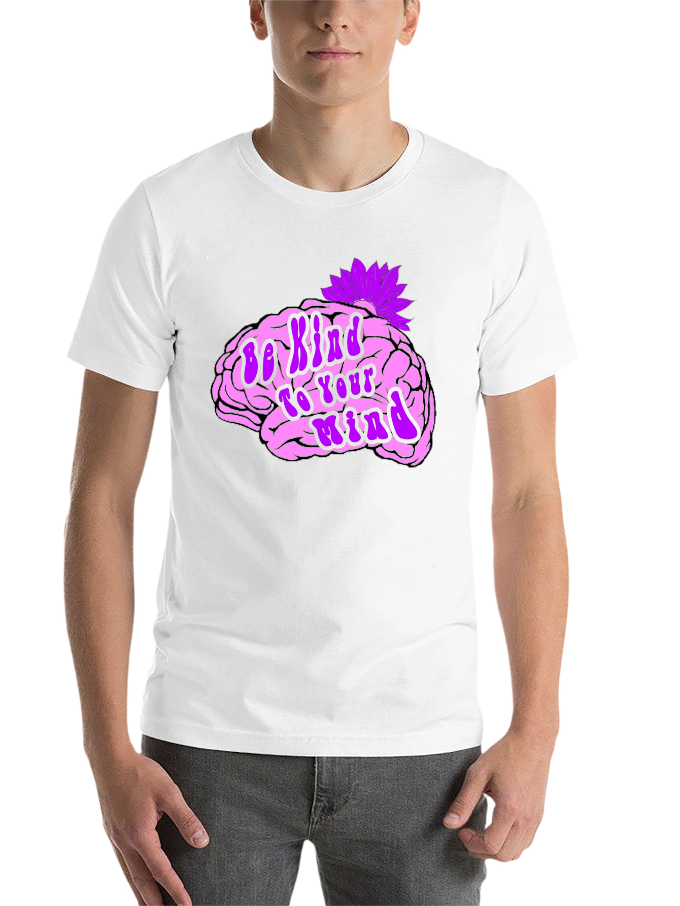 Black Be Kind To Your Mind Black Tee view 14