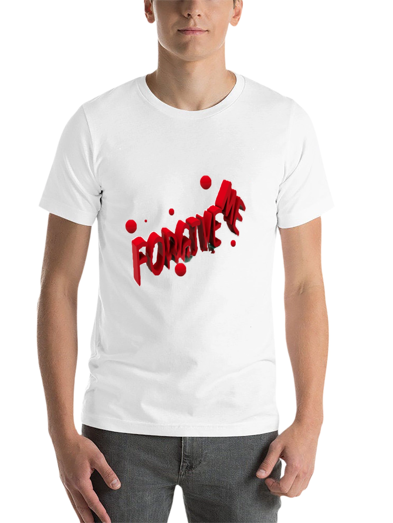 Black Forgive Me Graphic Tee - Black view 14