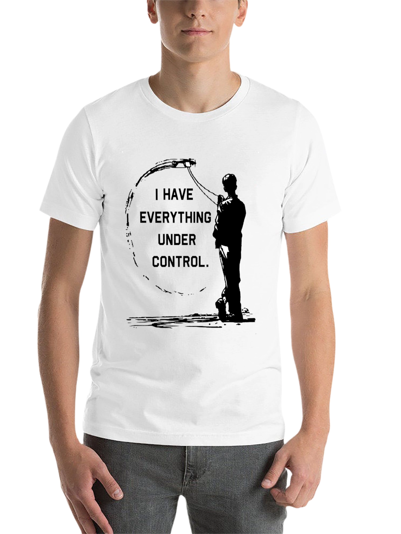 Black Control Graphic T-Shirt view 14