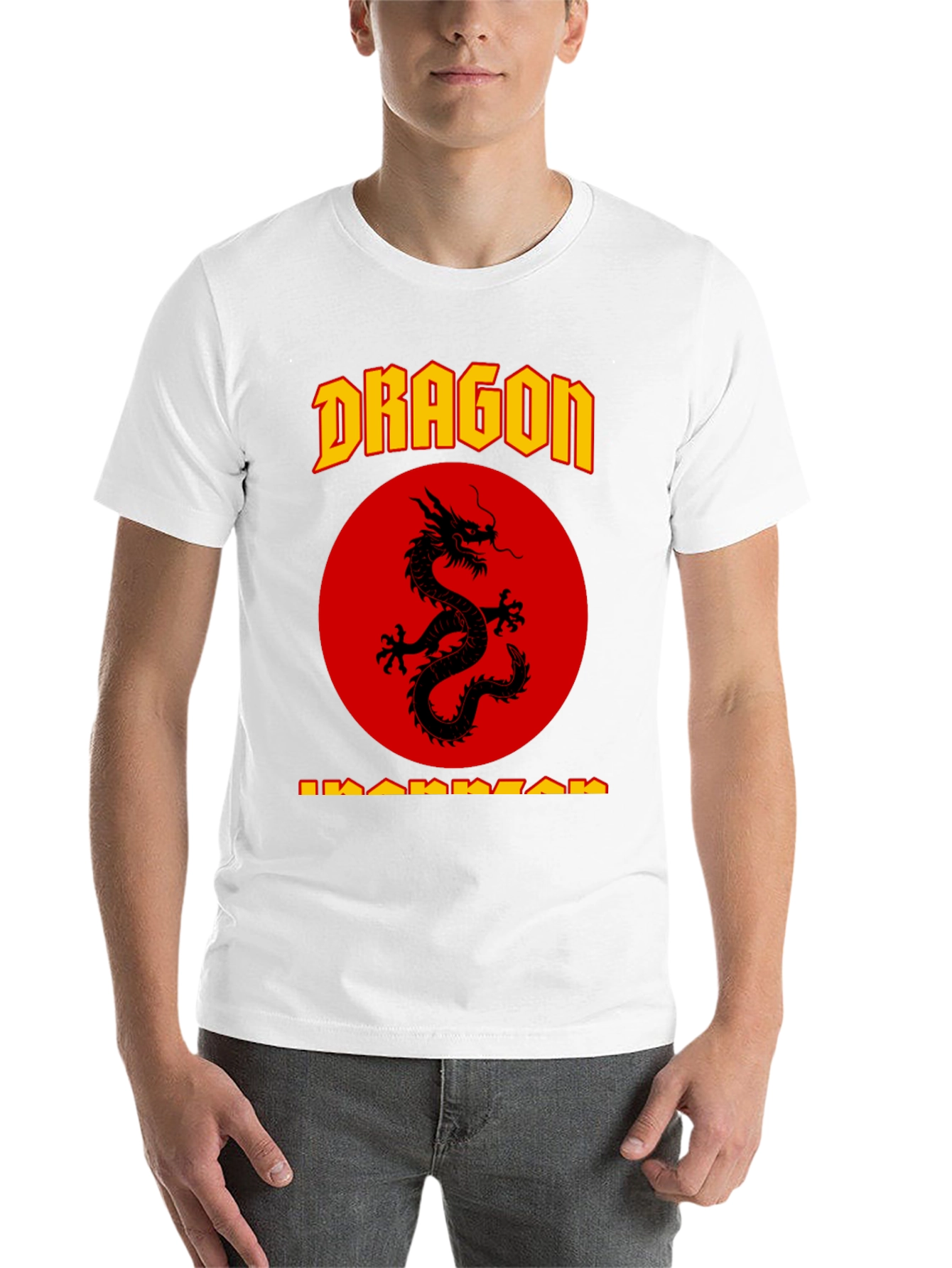 Black Dragon Warrior Graphic T-Shirt - Black view 14