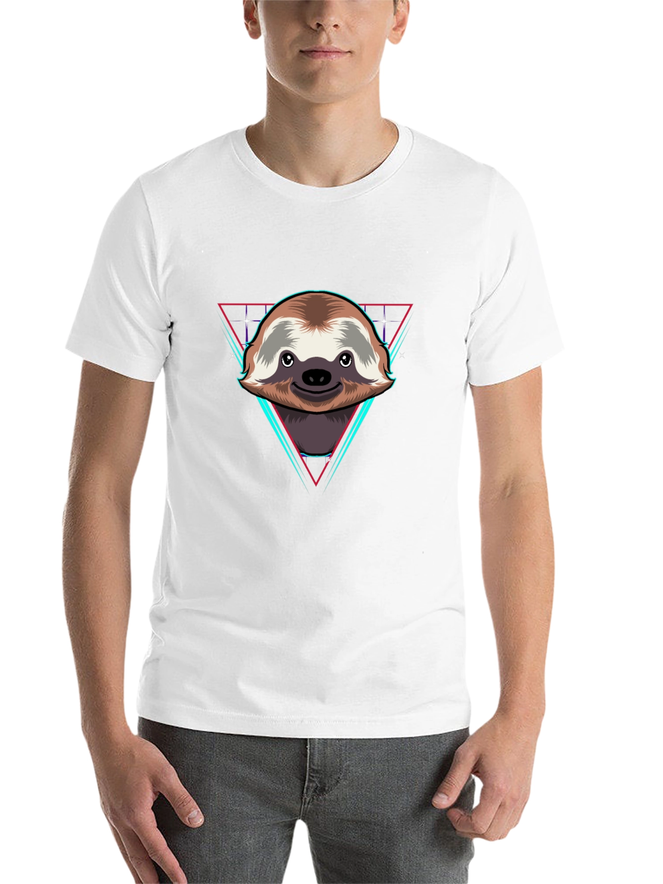 Black Sloth Graphic Tee - Cool Retro Style view 14