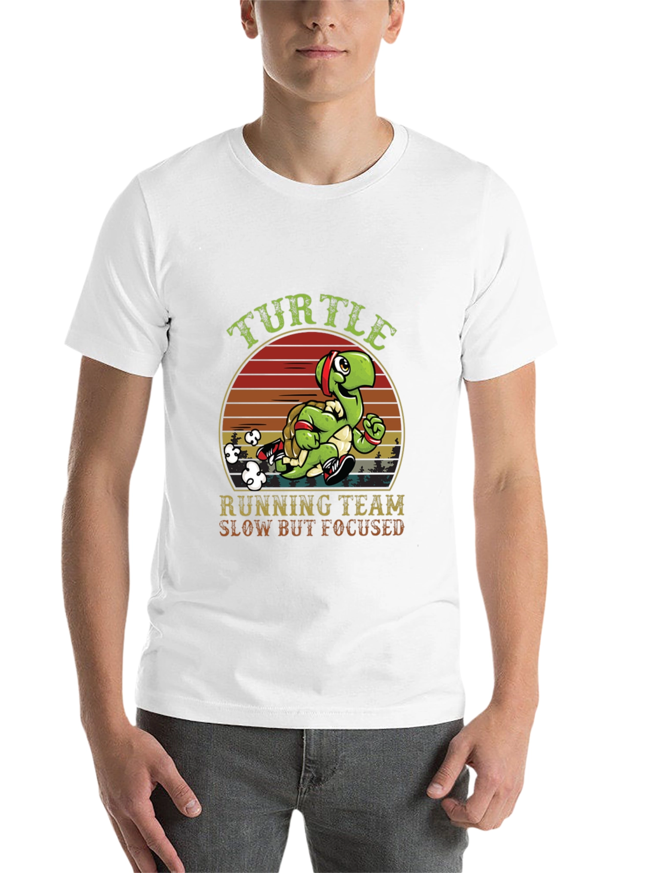Black Turtle Running Team T-Shirt view 14