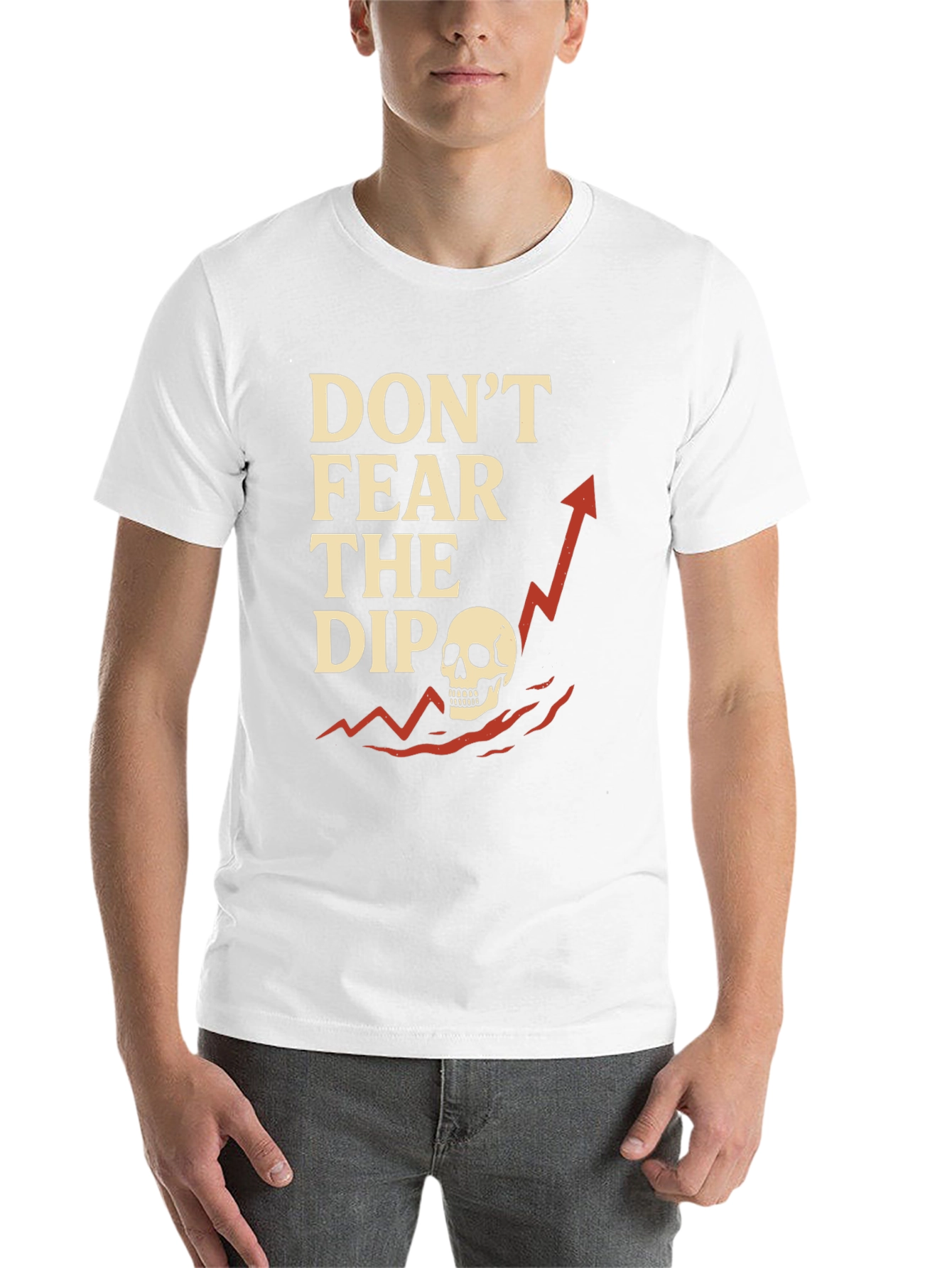 Black Don't Fear The Dip T-Shirt - Stock Market Apparel view 14