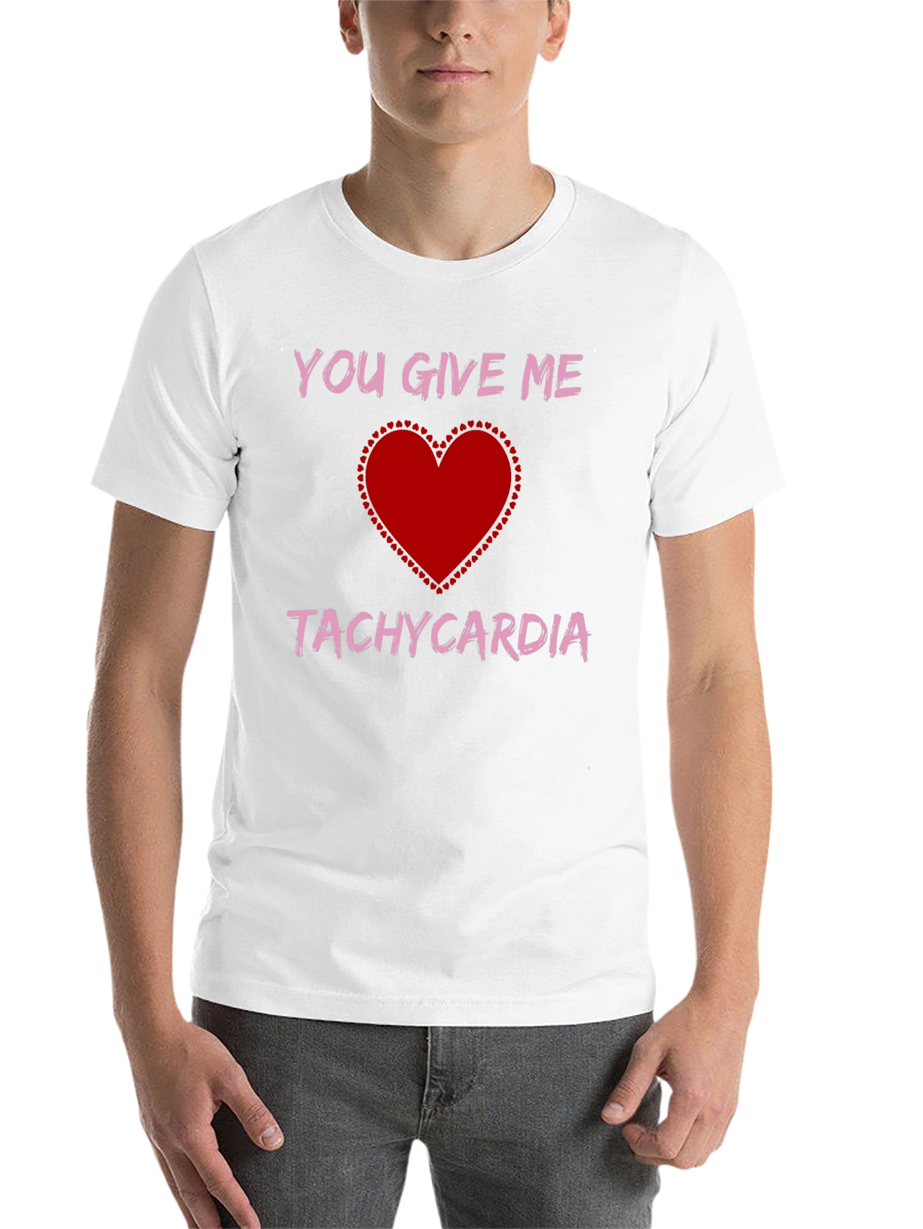 Black You Give Me Tachycardia Graphic Tee view 14
