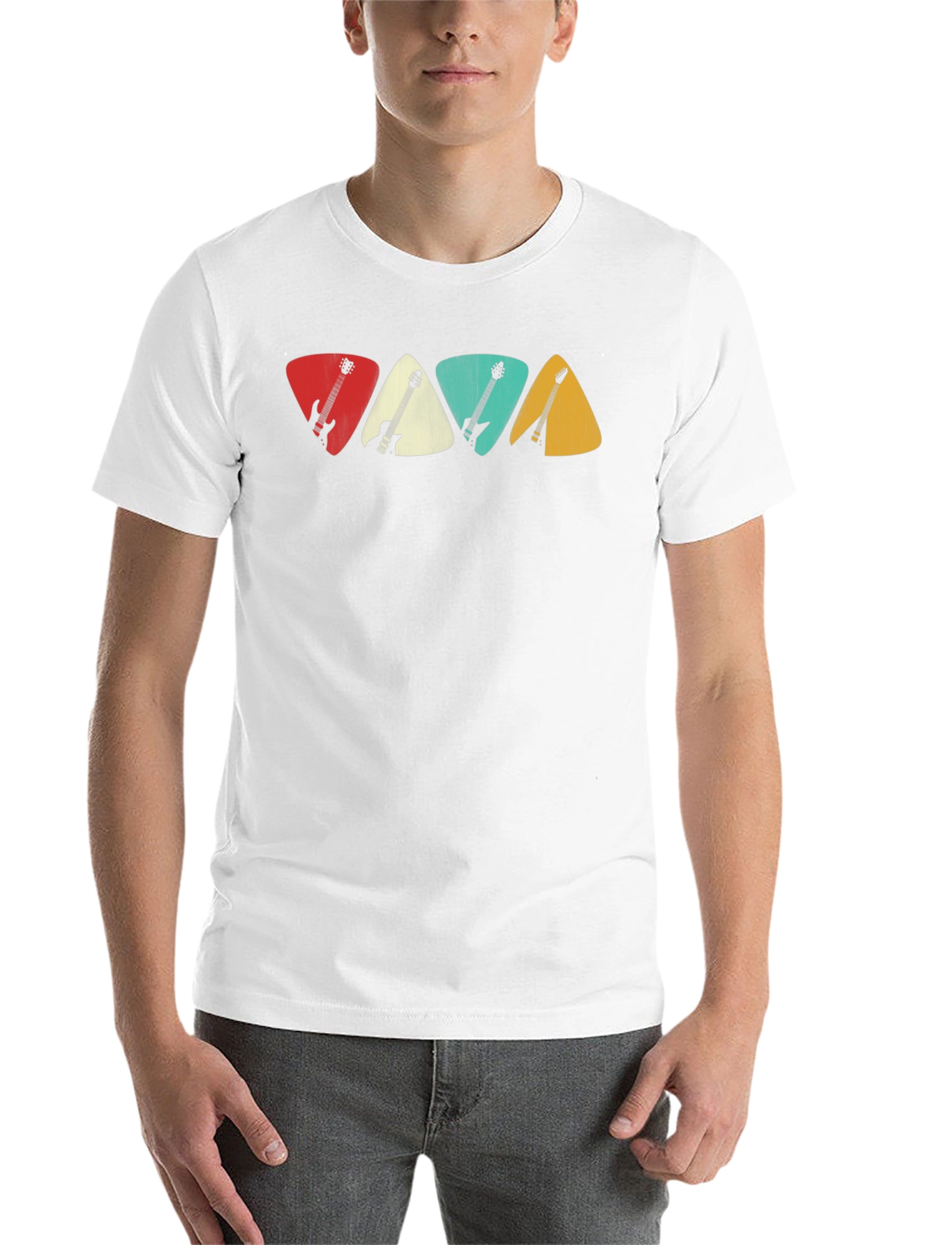 Guitar Pick T-Shirt: Musician Style - 14