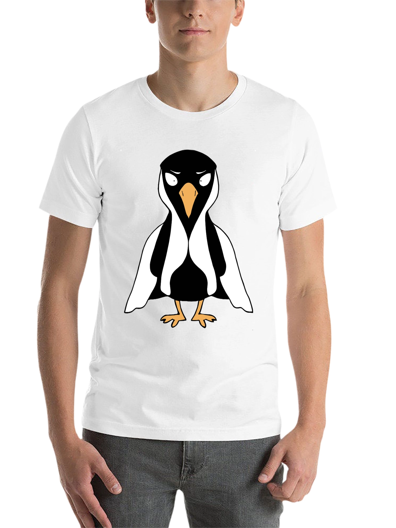 Black Cool Penguin Graphic Tee - Black T-Shirt view 14