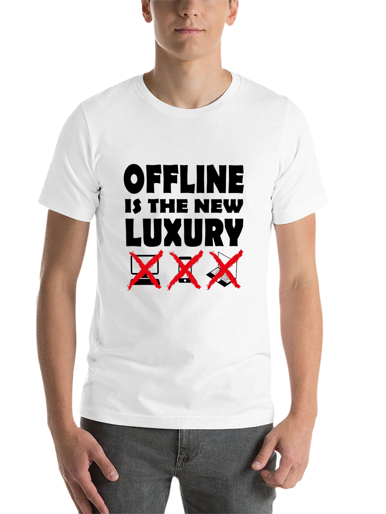 Black Offline is the New Luxury Graphic Tee view 14