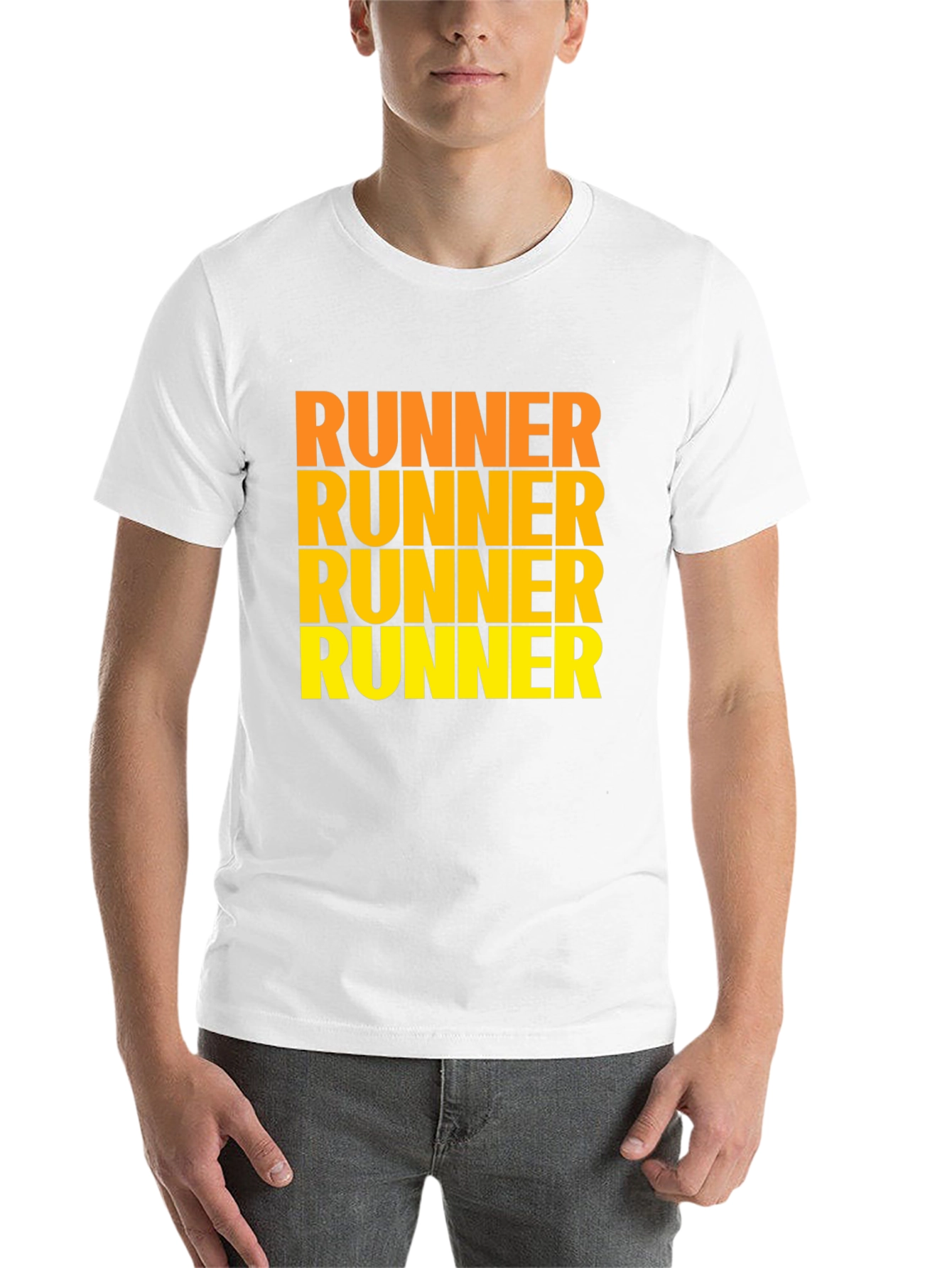Runner Text Graphic Black T-Shirt - 14