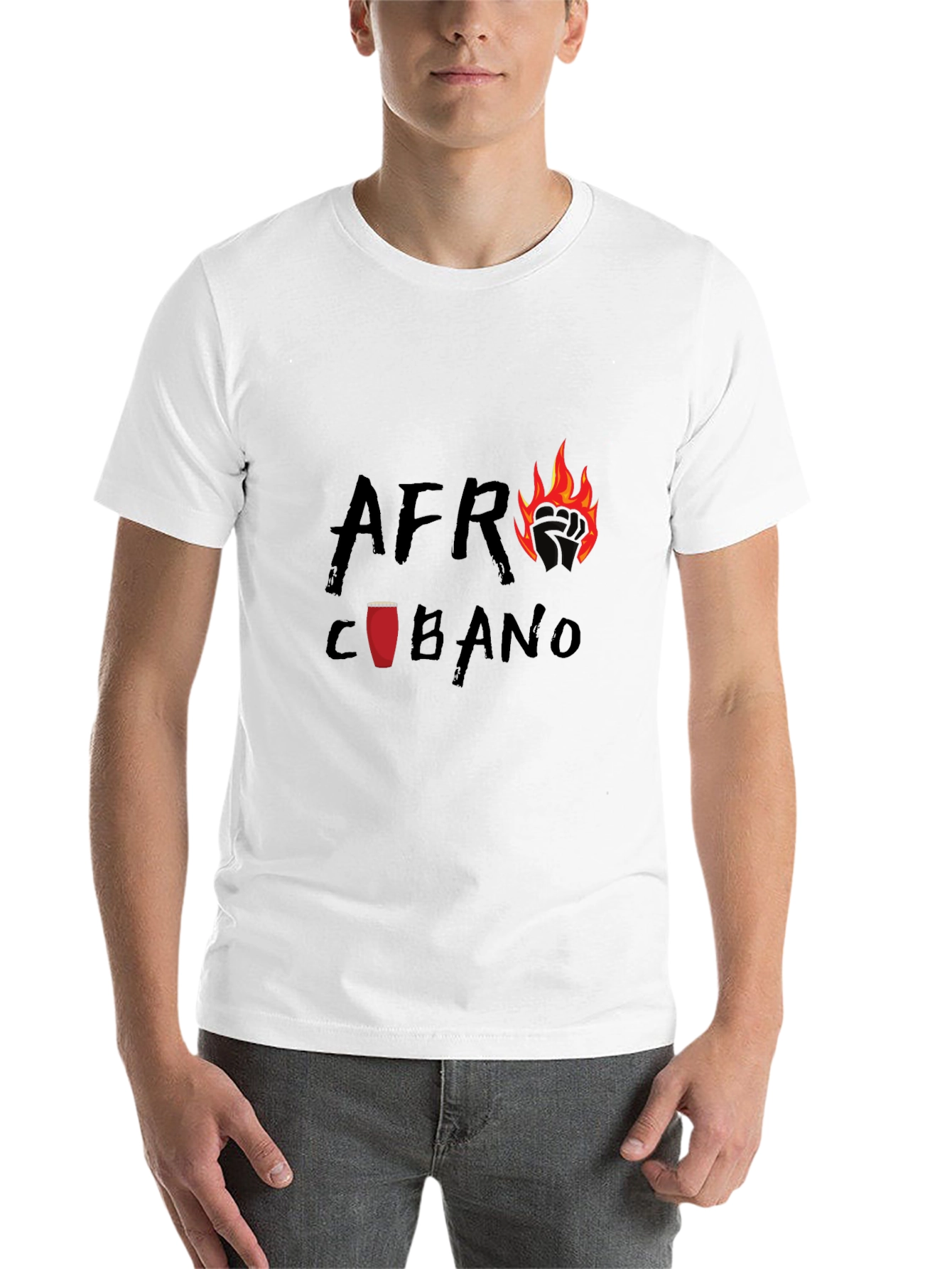Black Afro Cubano T-Shirt - Stylish Graphic Tee view 14