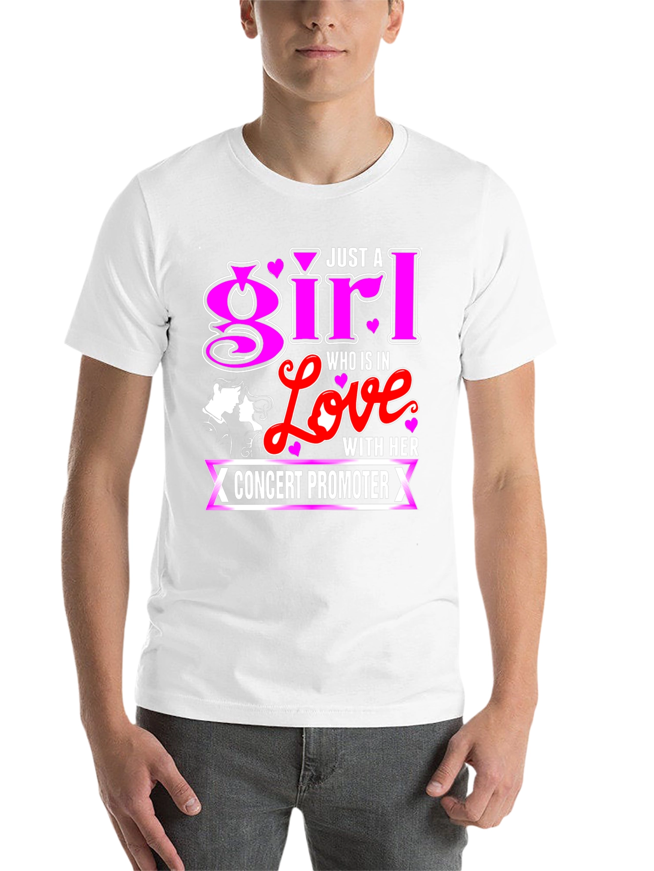 Black Girl in Love Concert Promoter Graphic T-Shirt view 14