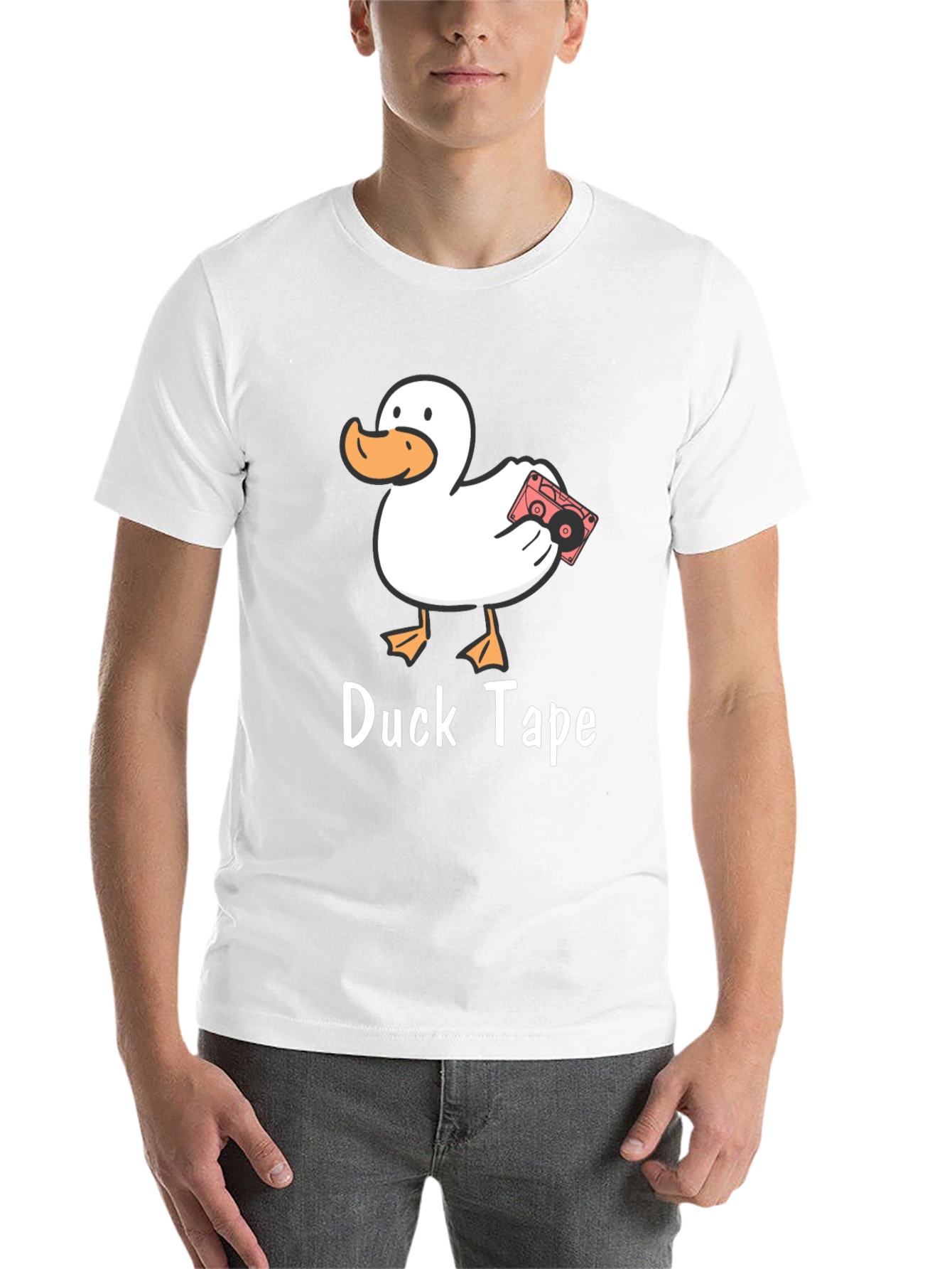 Black Duck Tape Funny Graphic Tee view 14
